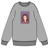 [S] YSW LEOPARD MAN TO MAN F LUNA,GREY, H4WSW22GYLNF (SYW311)