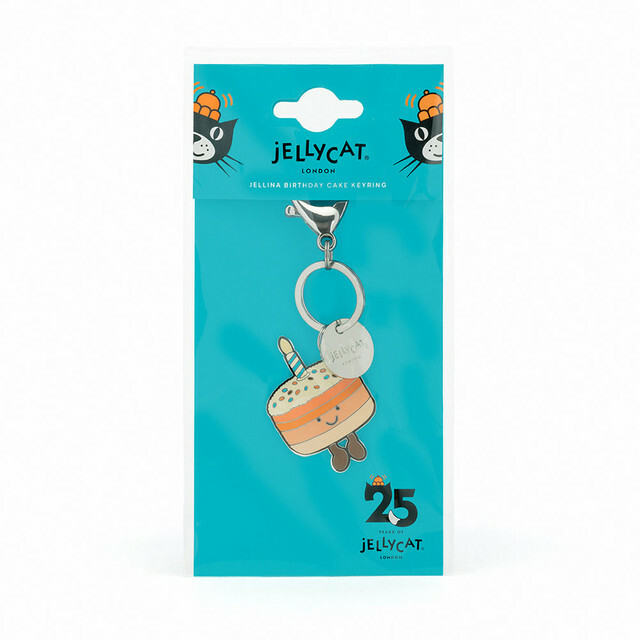 Jelly Cat Amuseables Jellina Birthday Cake Keyring