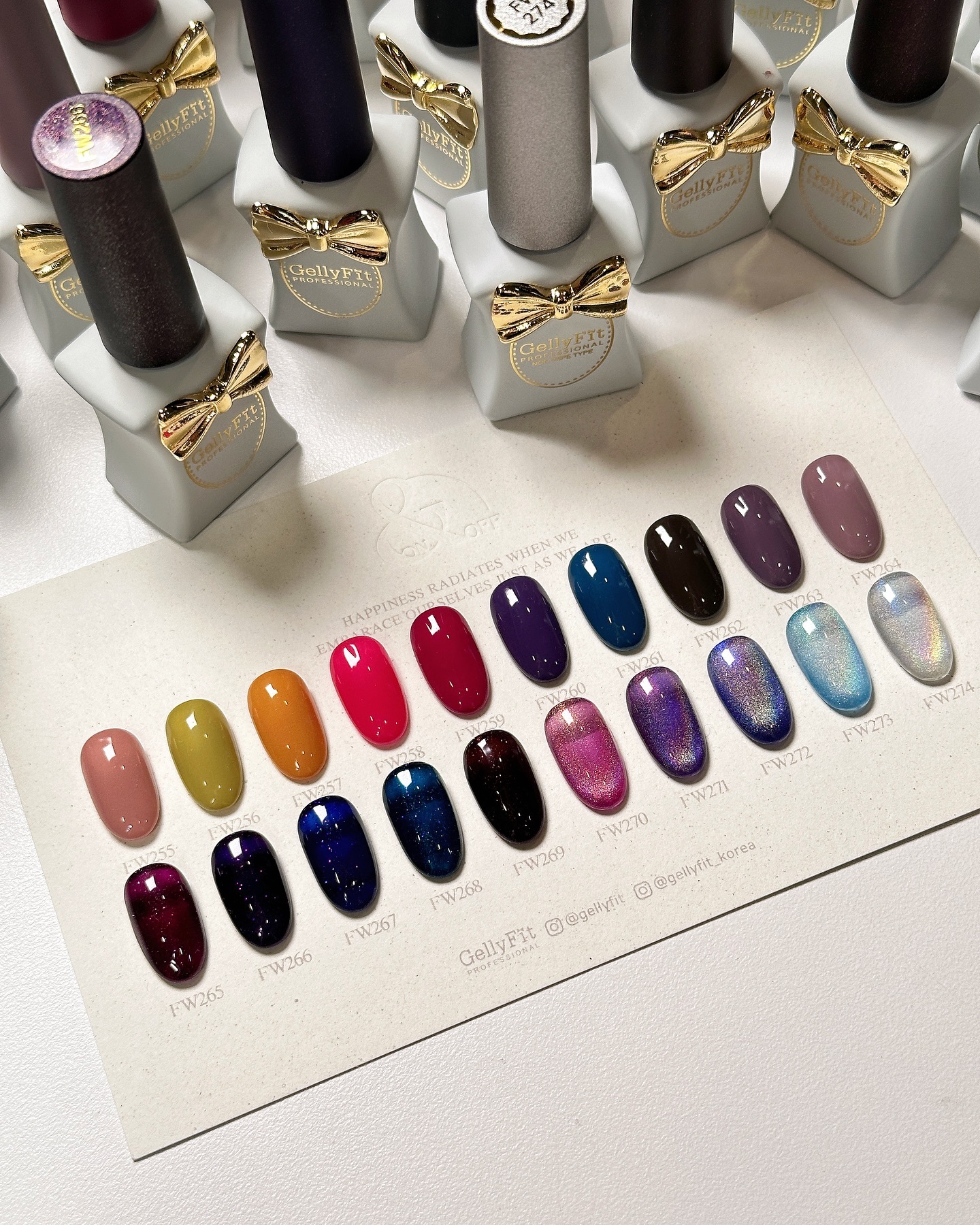 Gellyfit   FW255~FW274 10ml x20色(可單選或套裝)