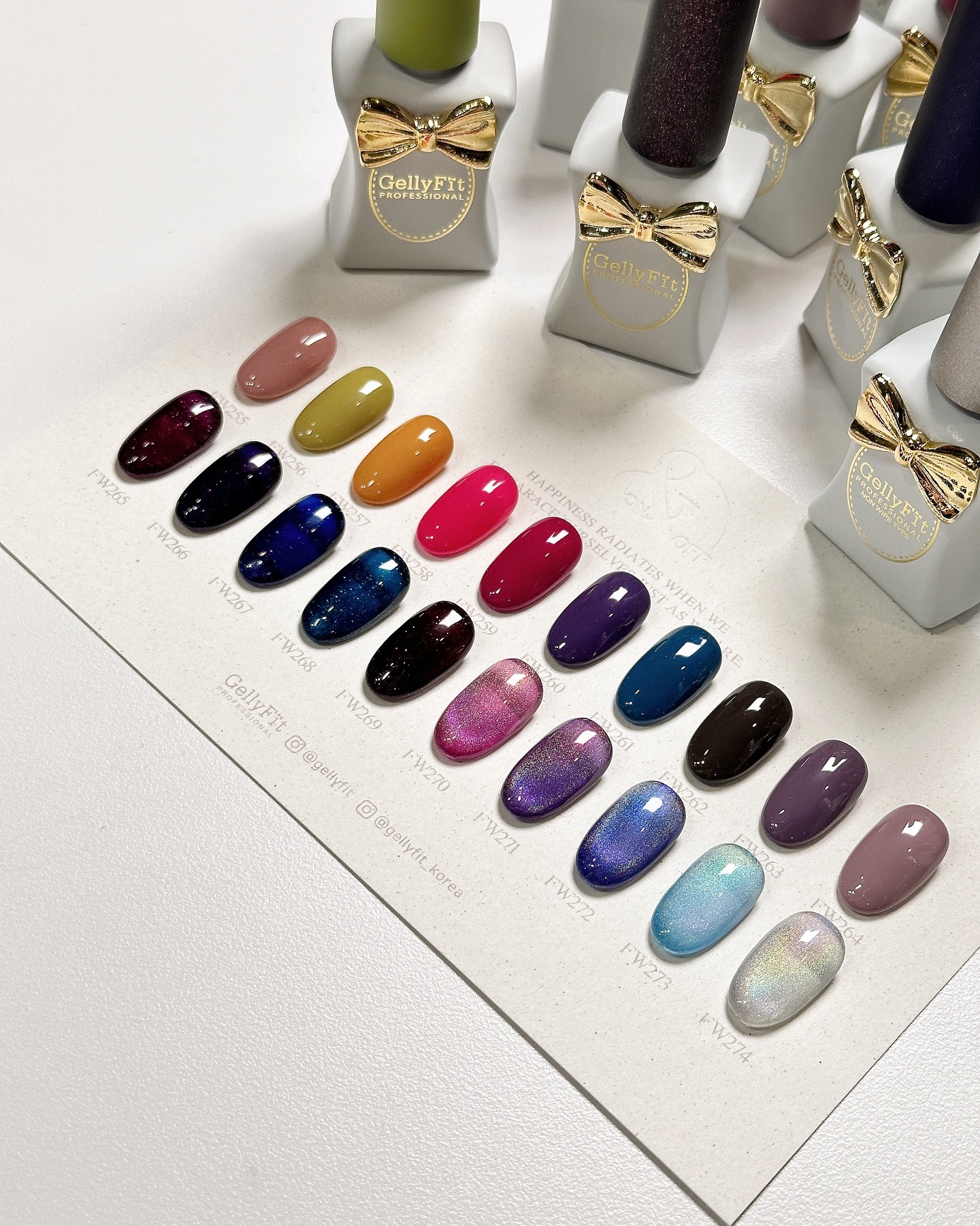 Gellyfit   FW255~FW274 10ml x20色(可單選或套裝)
