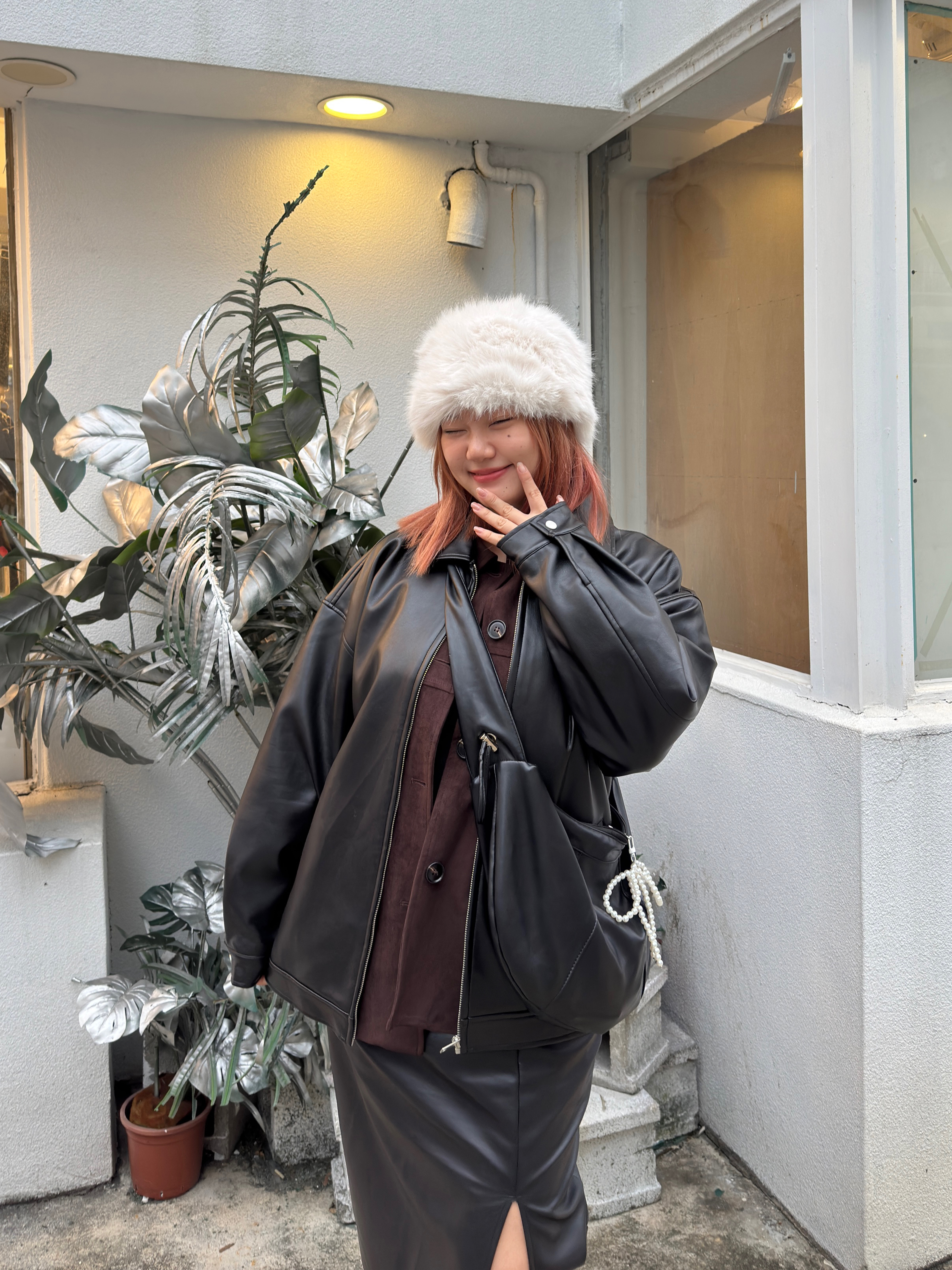 闆娘推薦✨A11質感滿分💯棒球皮外套(男女皆可）