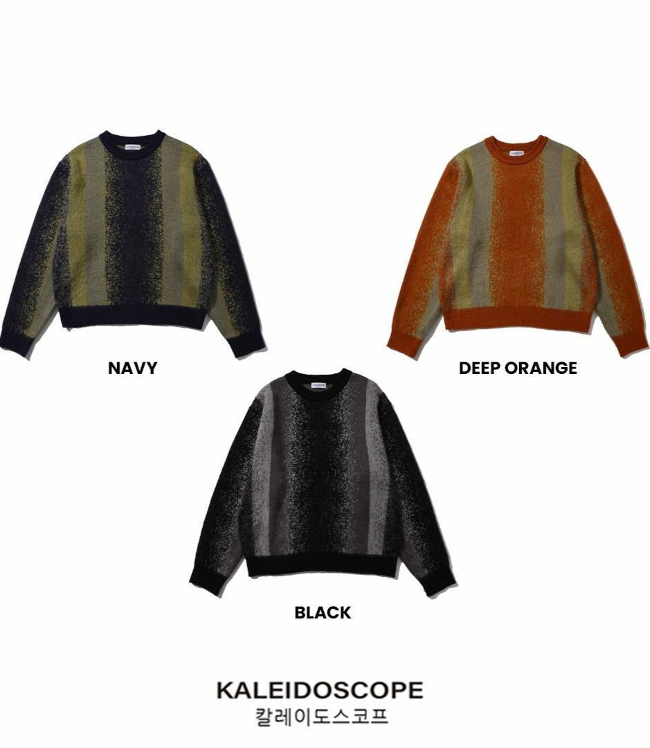 圓領直紋針織衫 kds-016T