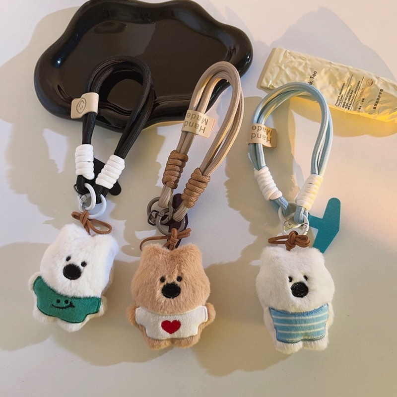 《12281》大鼻子狗狗穿衣服手機掛件