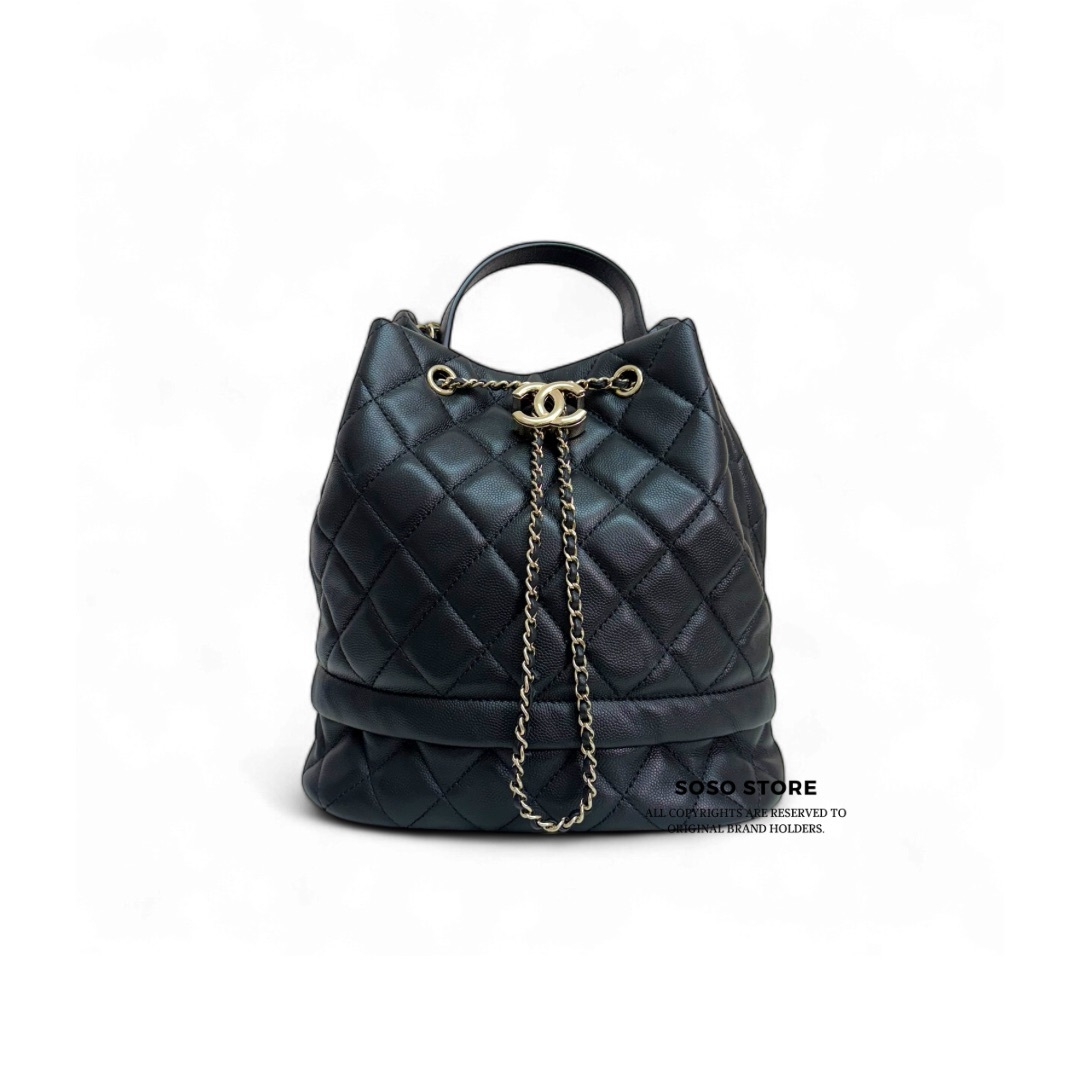 Chanel Bucket Bag -Black / Ghw