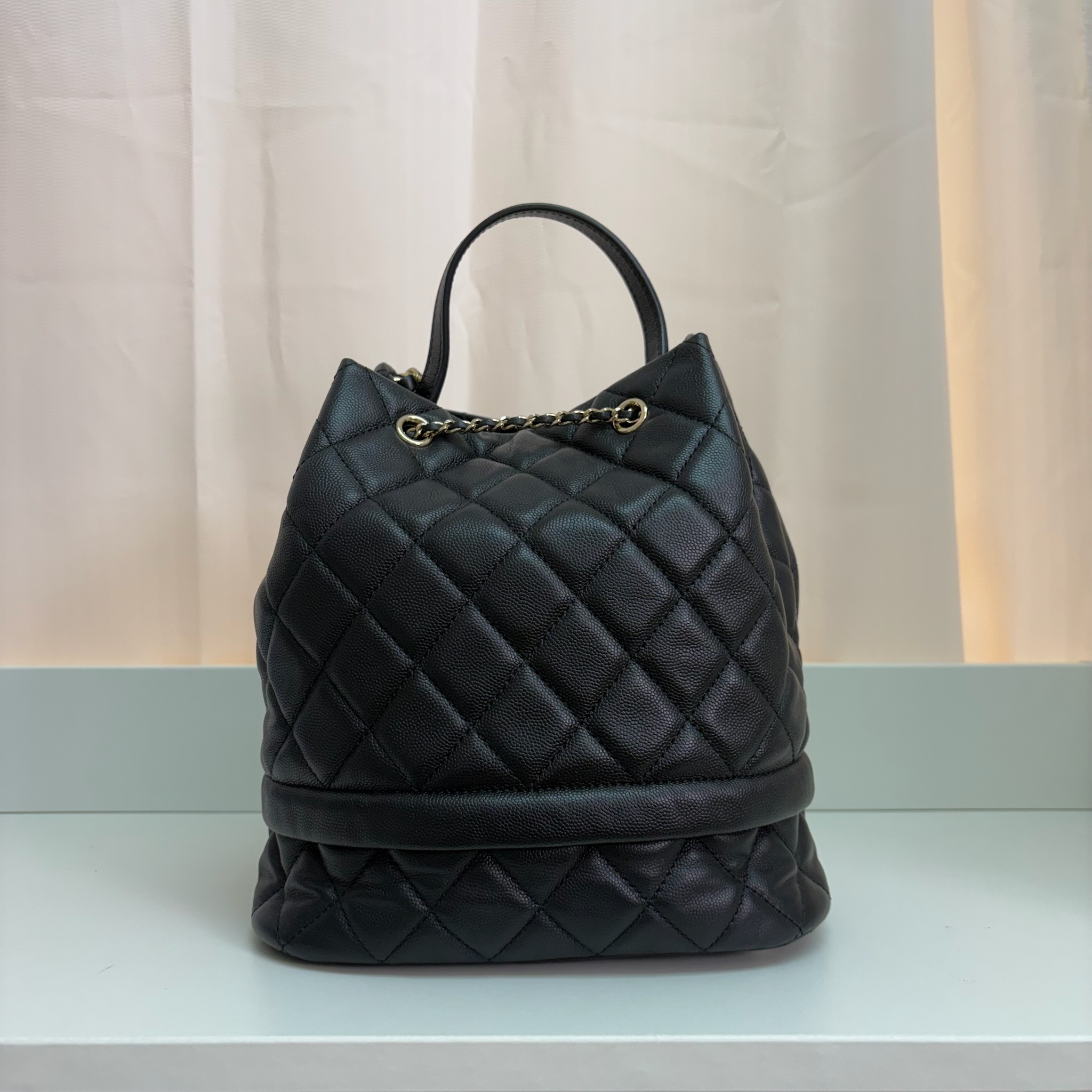 Chanel Bucket Bag -Black / Ghw