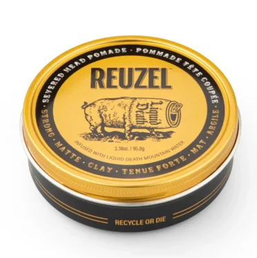 Reuzel x Liquid Death Severed Head Pomade 超強啞色髮泥 3.38 oz