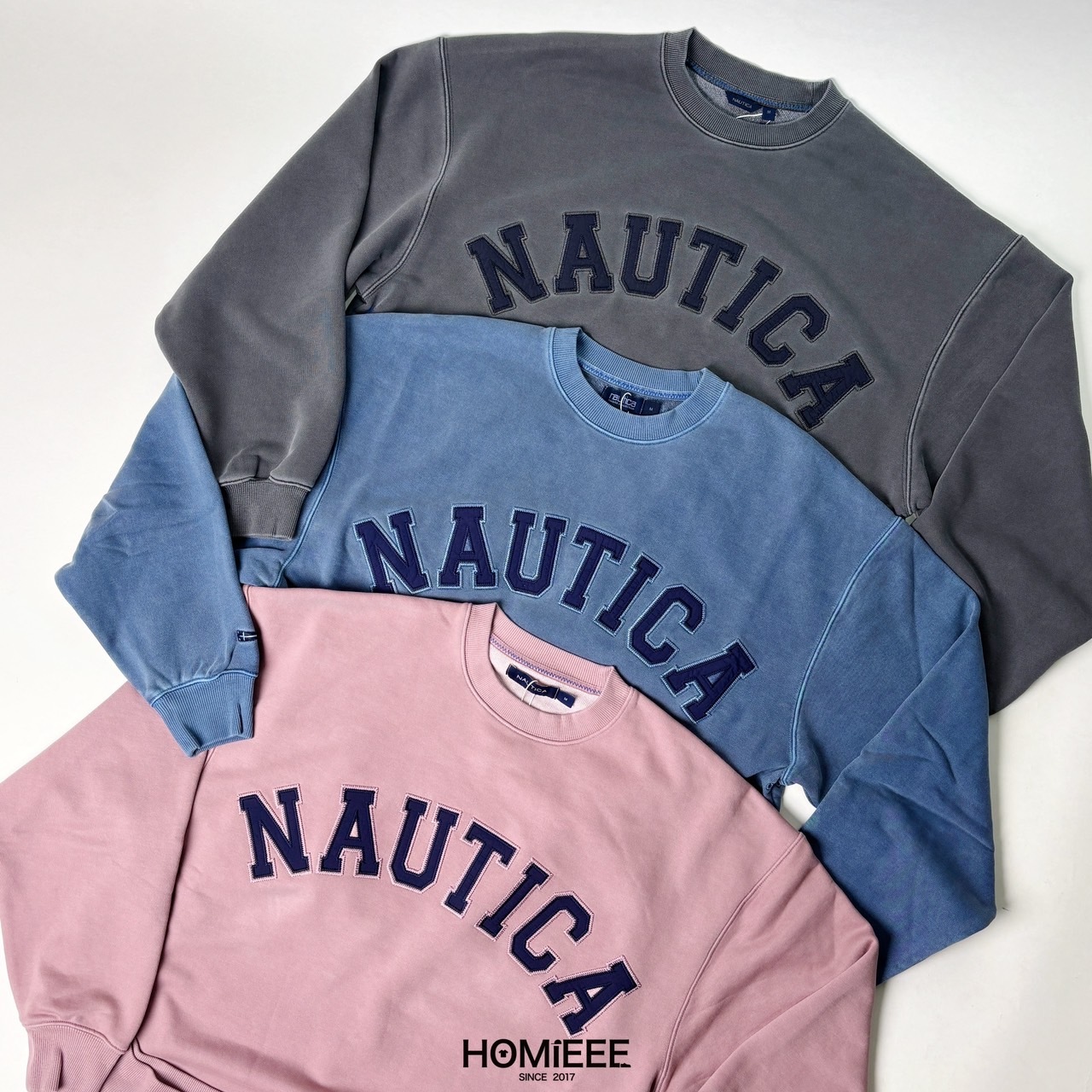 Nautica Arch Pigment Sweatswirt 衛衣 大學T 水洗 [NSW3213]