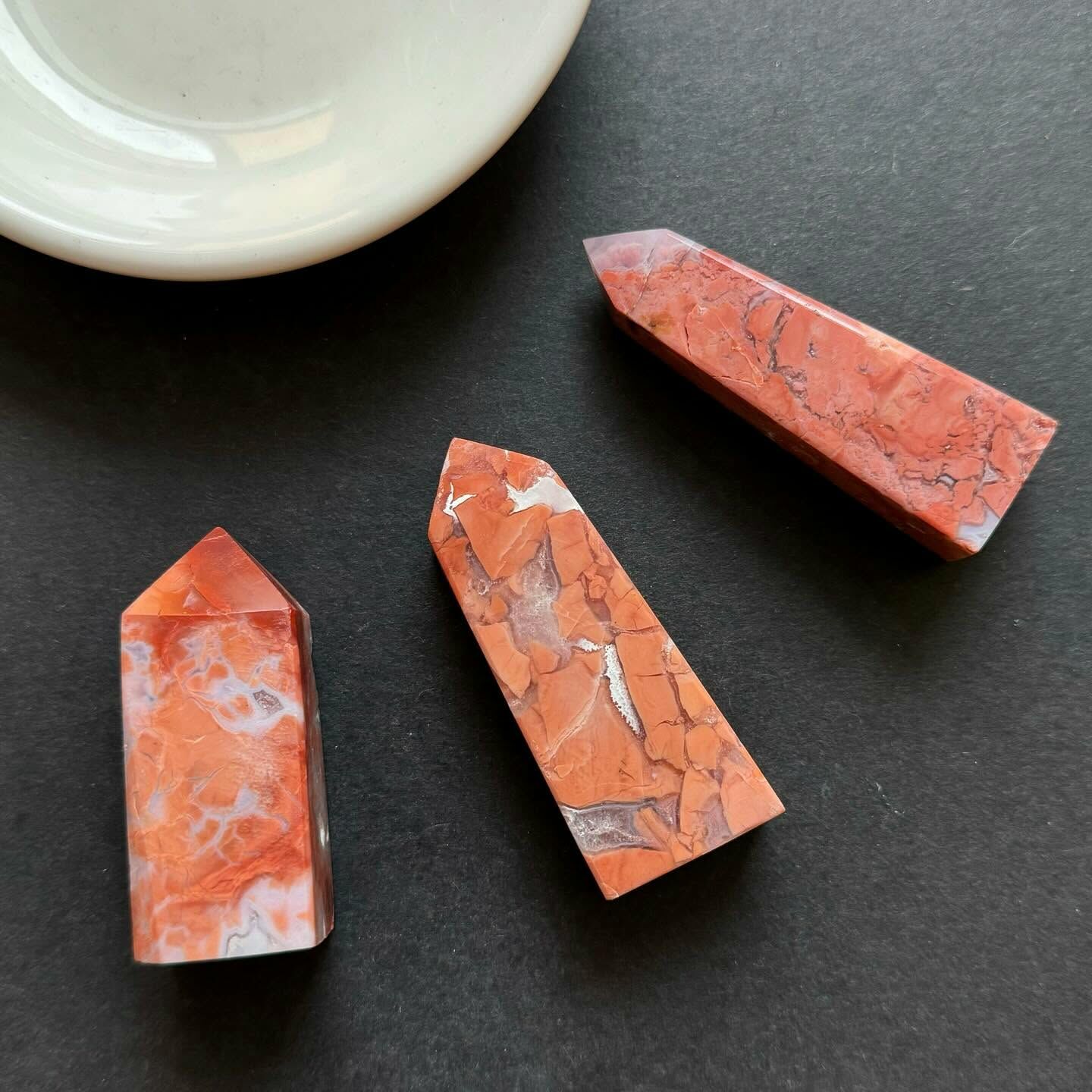 [原石] 粉紅瑪瑙 水晶柱