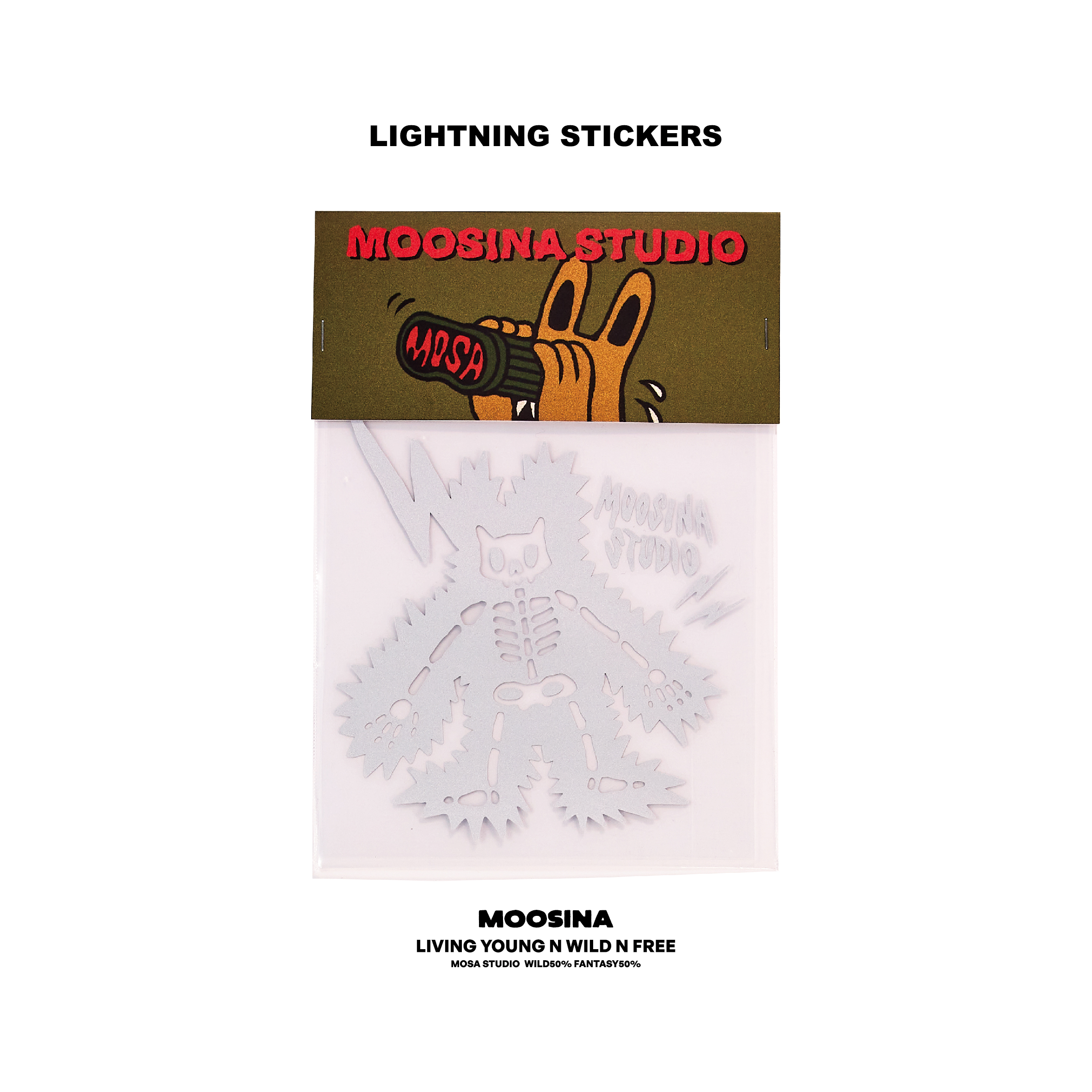 MOOSINA 觸電車貼