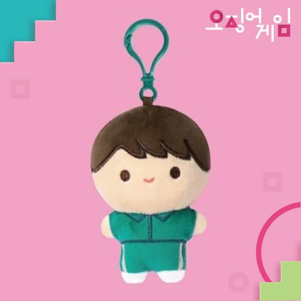 Squid Game 2 Player Man 8cm Keyring Plush Doll