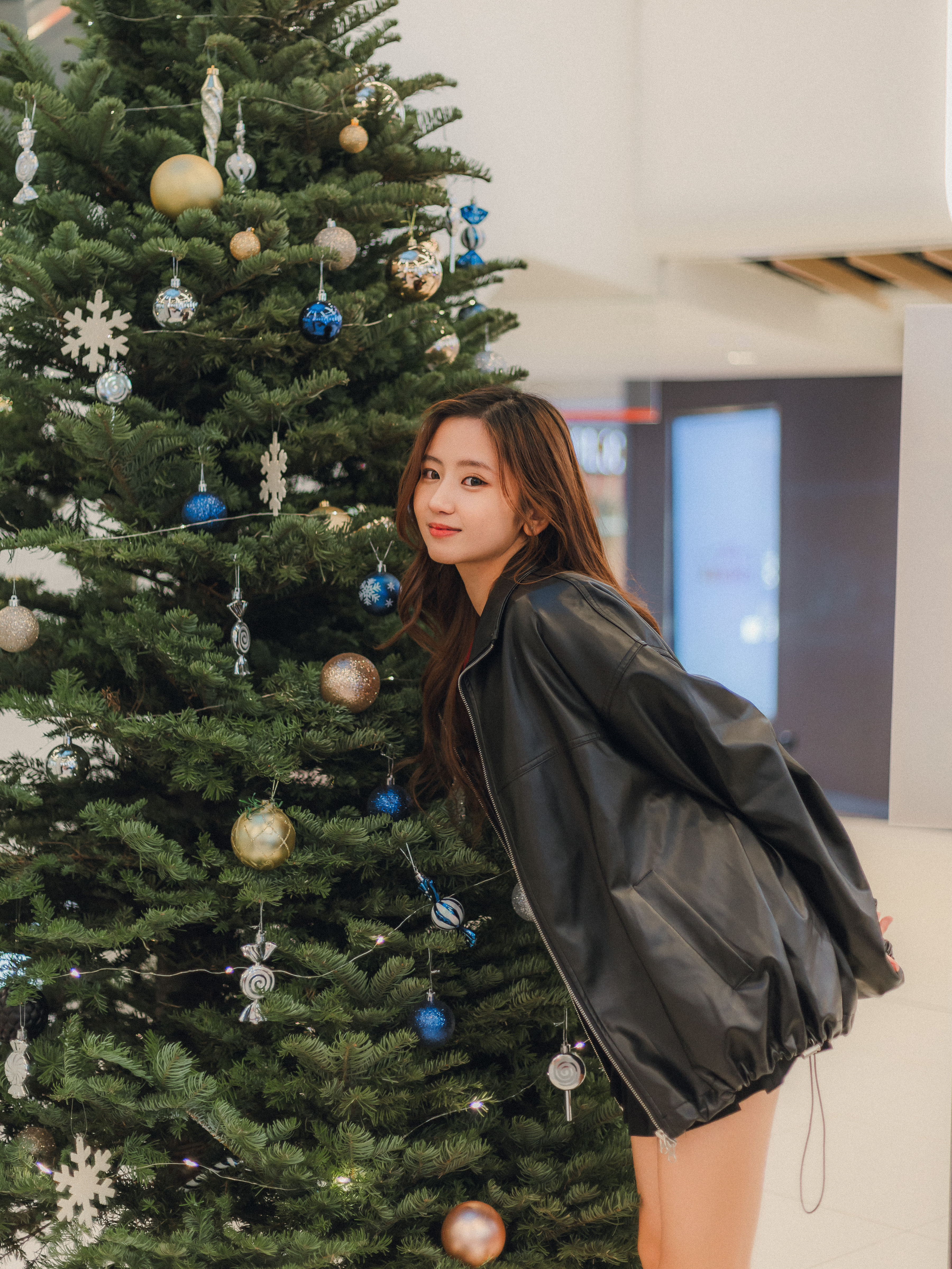 軟糯～寬鬆皮革外套