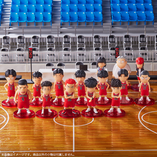 代購] 劇場版The First Slam Dunk 湘北隊Figure set (全套17隻) 連收藏