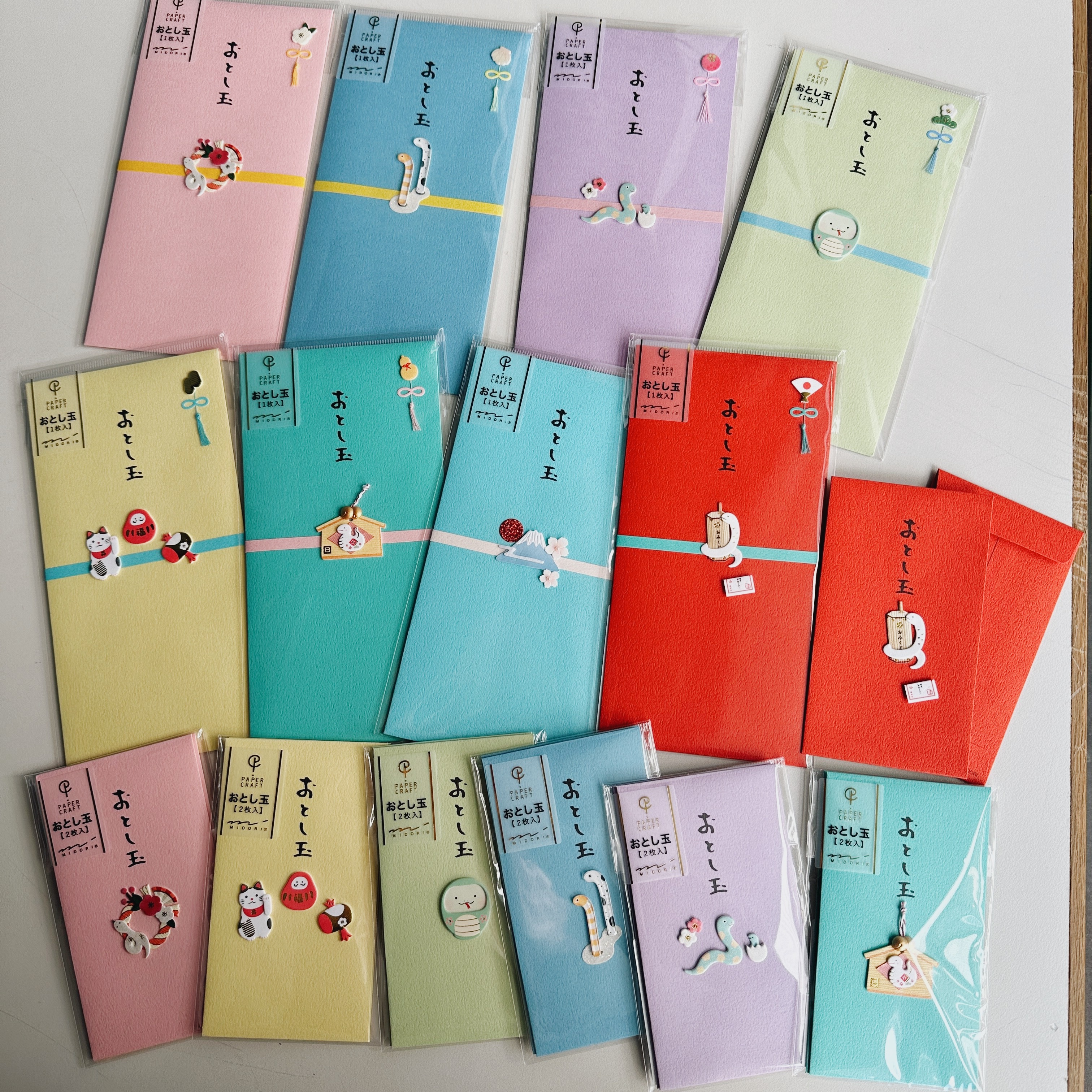 蛇年 御年玉袋 紅包袋｜日本MIDORI