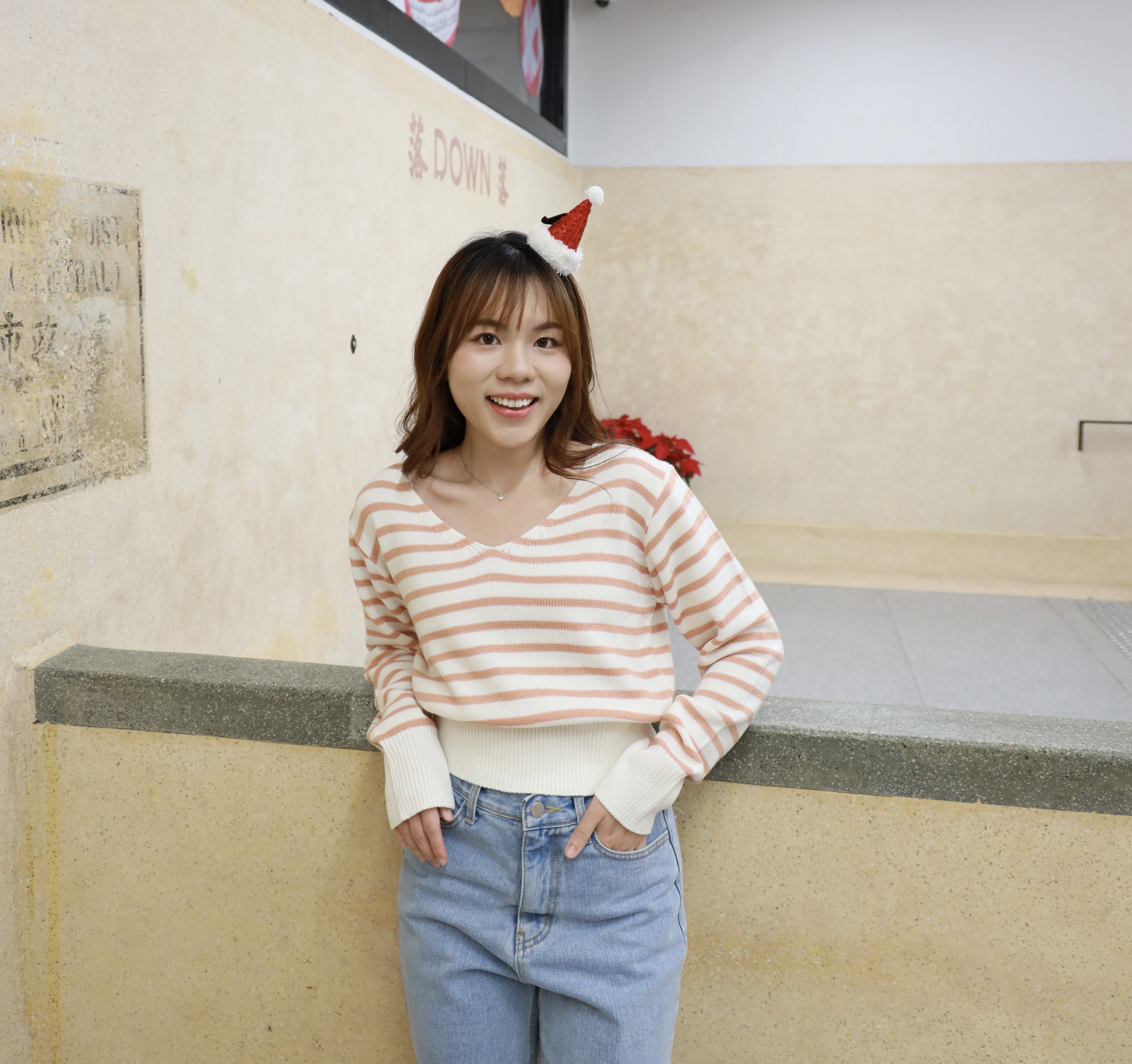 ||TOP550||  v紋休閒橫條top