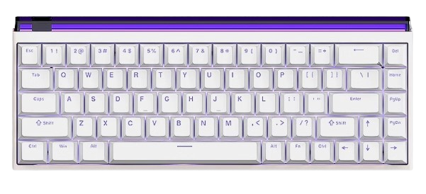 （2026新年限時優惠）Fierce NANO 68 Esports Magnetic Switch Keyboard (磁皇軸電競版) - 尖晶石(白)(平行進口)