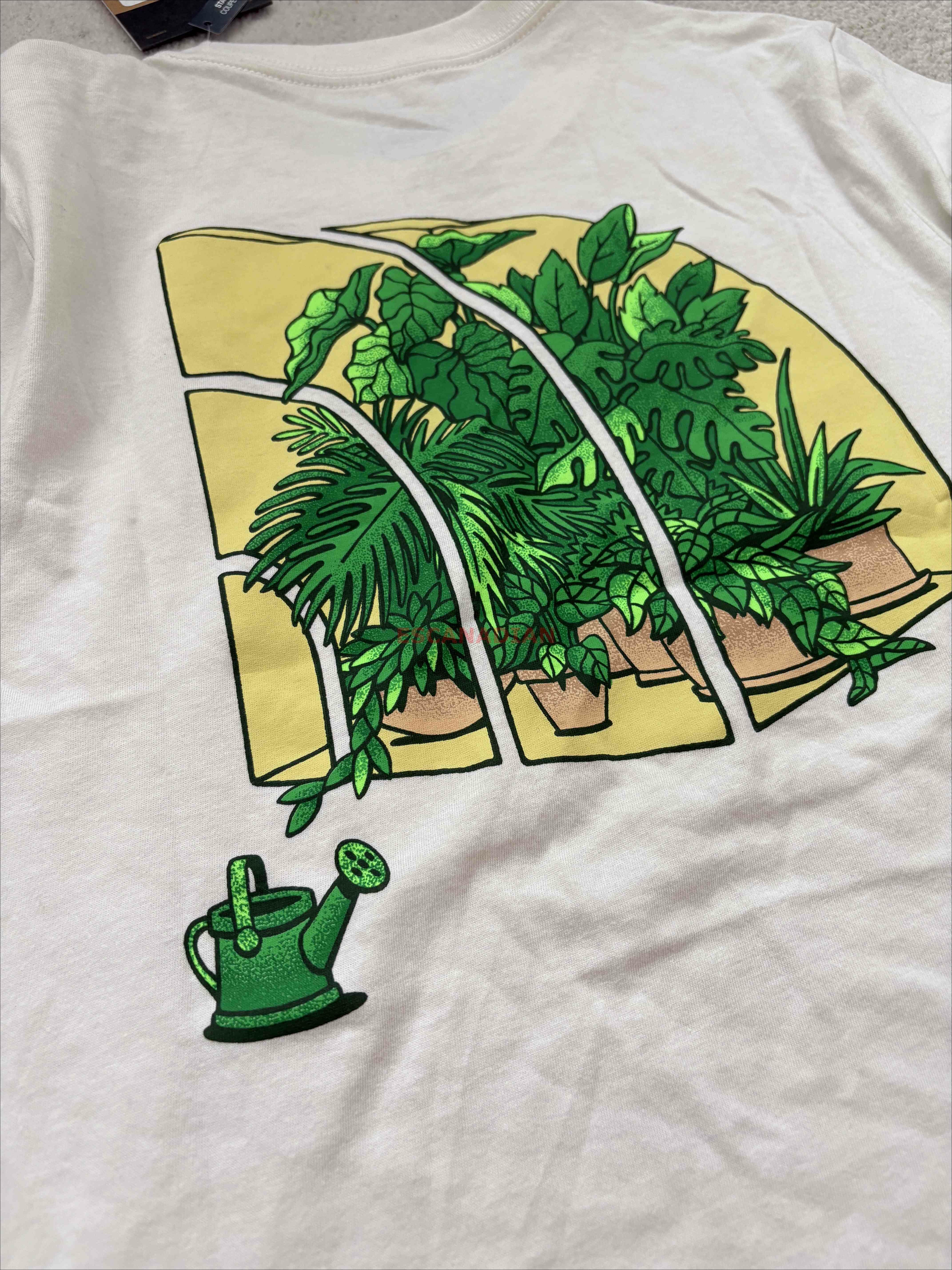 THE NORTH FACE 女大人 雙面圖案 短TEE (前小後大)