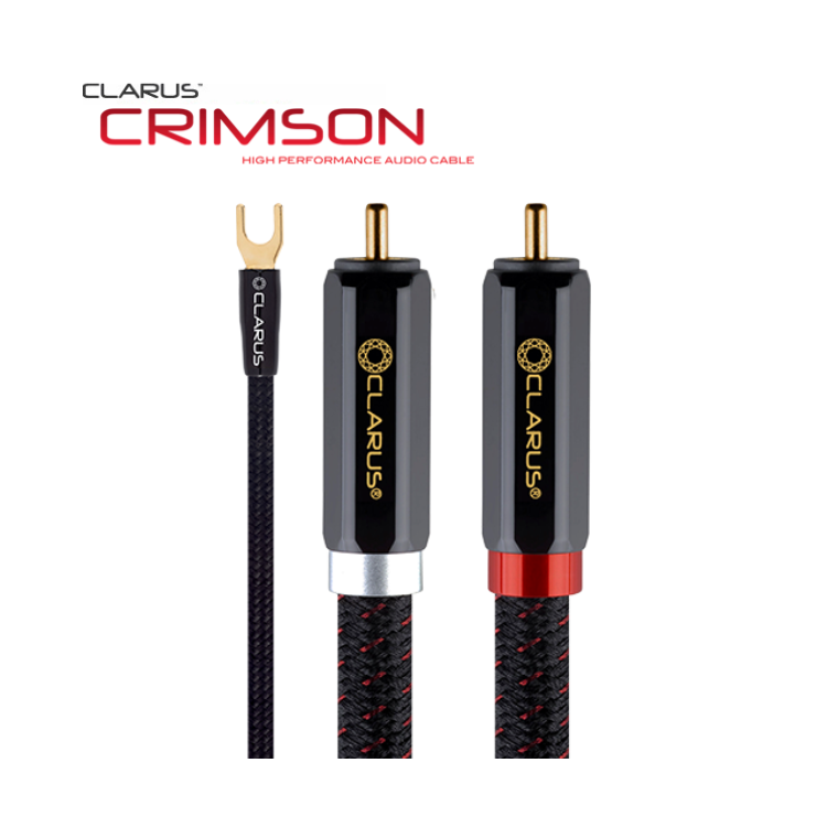 Clarus Crimson Mark II 旗艦單端模擬音頻 Phono RCA 接線 (單結晶超純銅/PC-OCC) (1對)