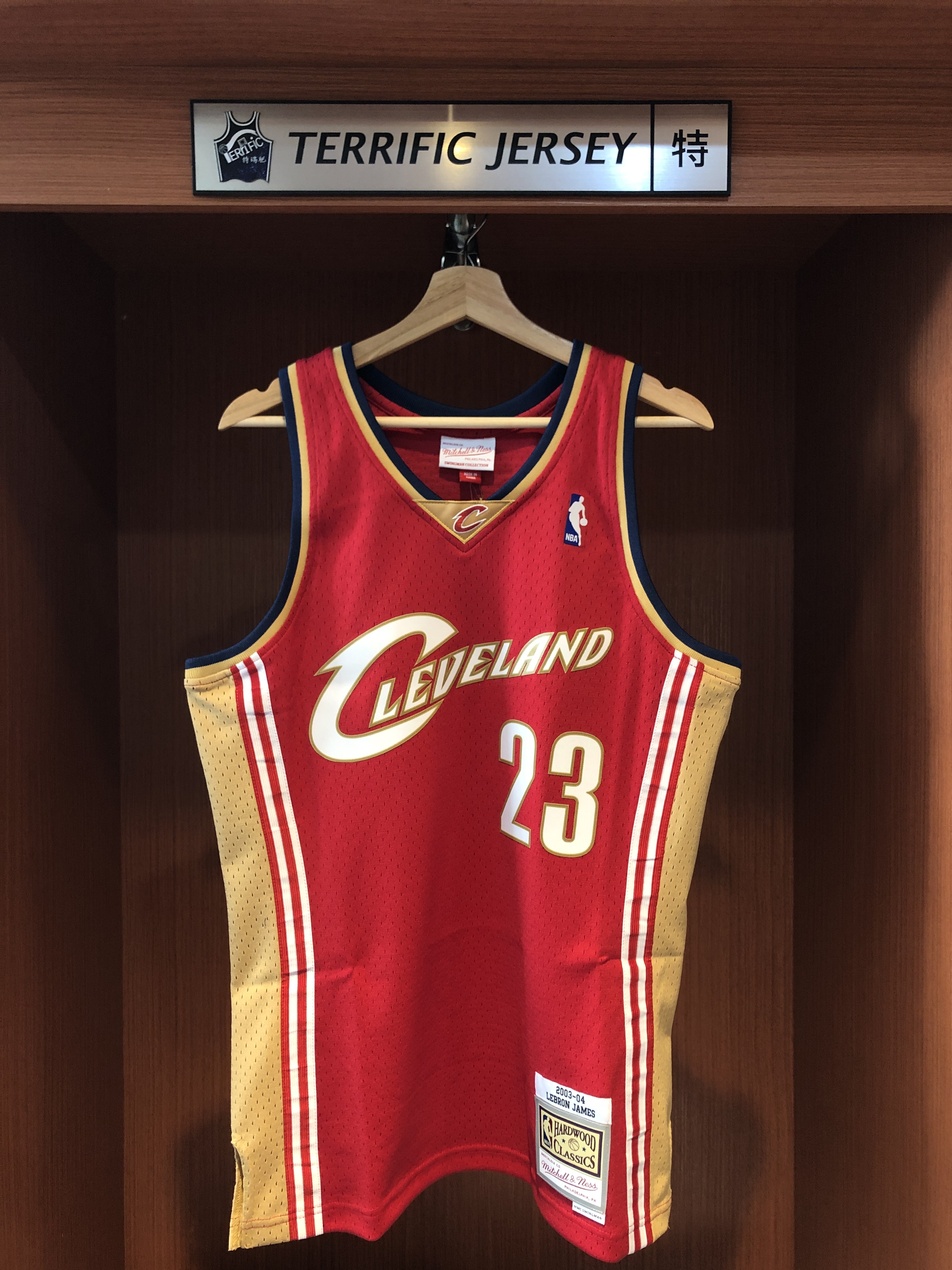 NBA球衣 Lebron James 克里夫蘭騎士紅 03-04 M&N Swingman G2 球迷版 熱轉印 全新