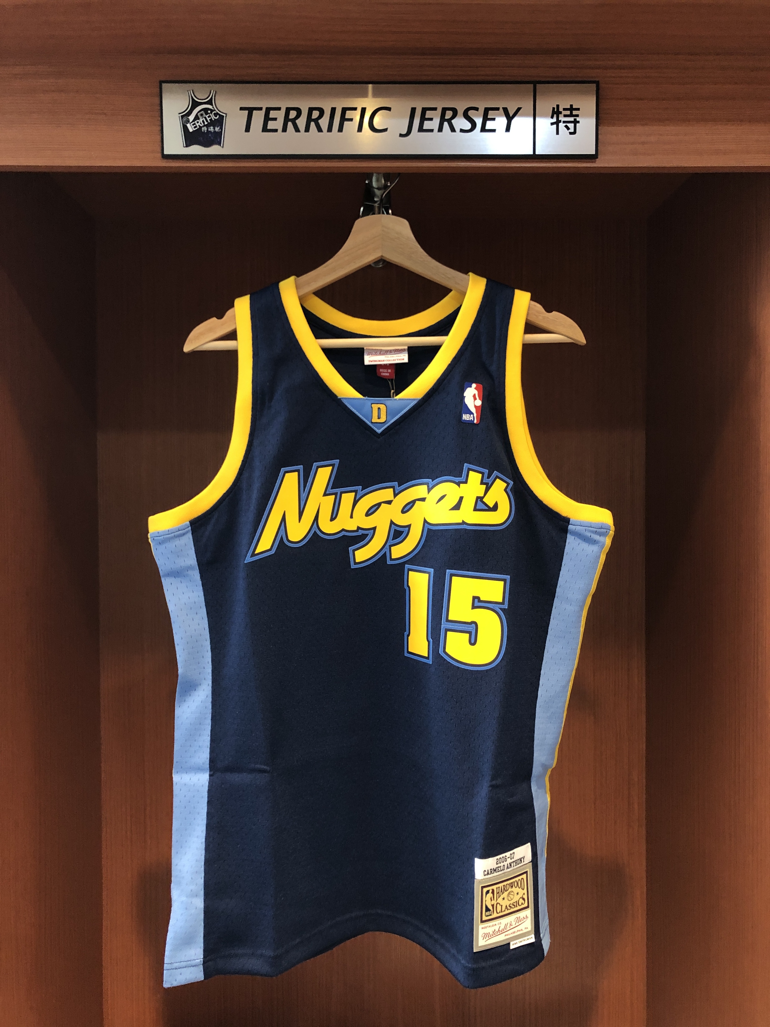 NBA球衣 Carmelo Anthony 丹佛金塊深藍 06-07 M&N Swingman G2 球迷版 熱轉印 全新