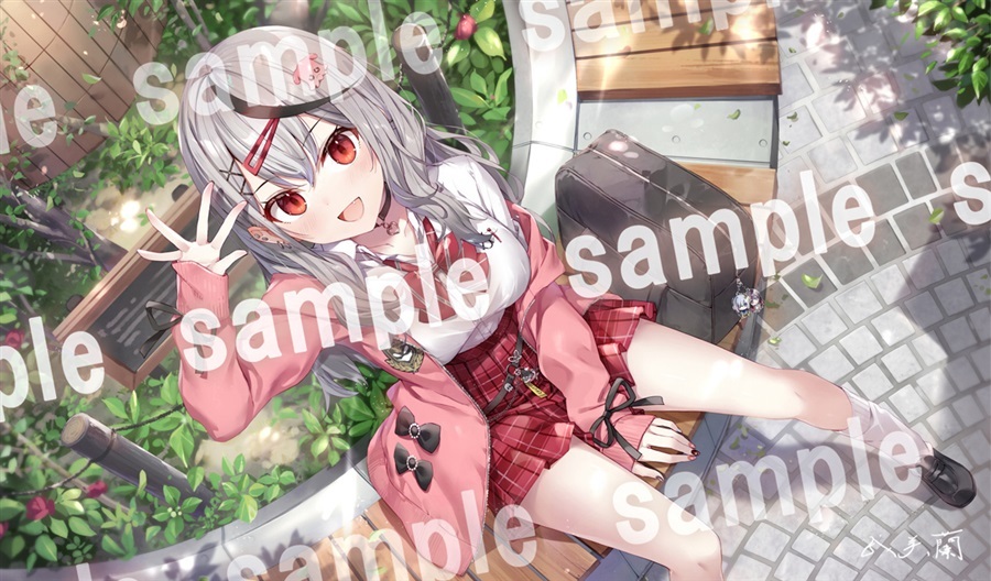 C105「同人代購」「Melonbooks代購」でぶねこ - B2 沙花叉クロヱWスエードタペストリー 掛毯