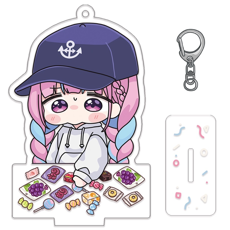 C105「同人代購」「Melonbooks代購」もちみこ - あくたんの「これ、あげる...」アクリルスタンドキーホルダー 立牌/掛件