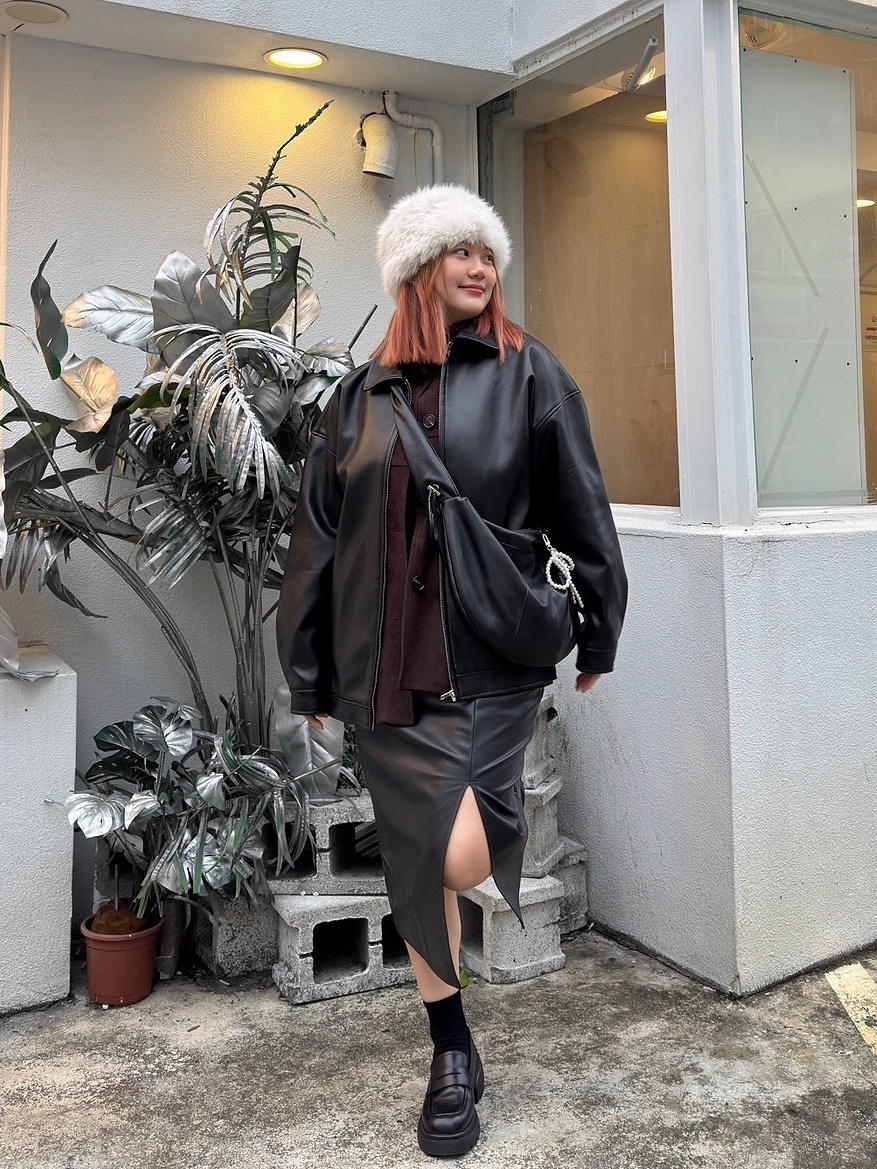 闆娘推薦✨A11質感滿分💯棒球皮外套(男女皆可）