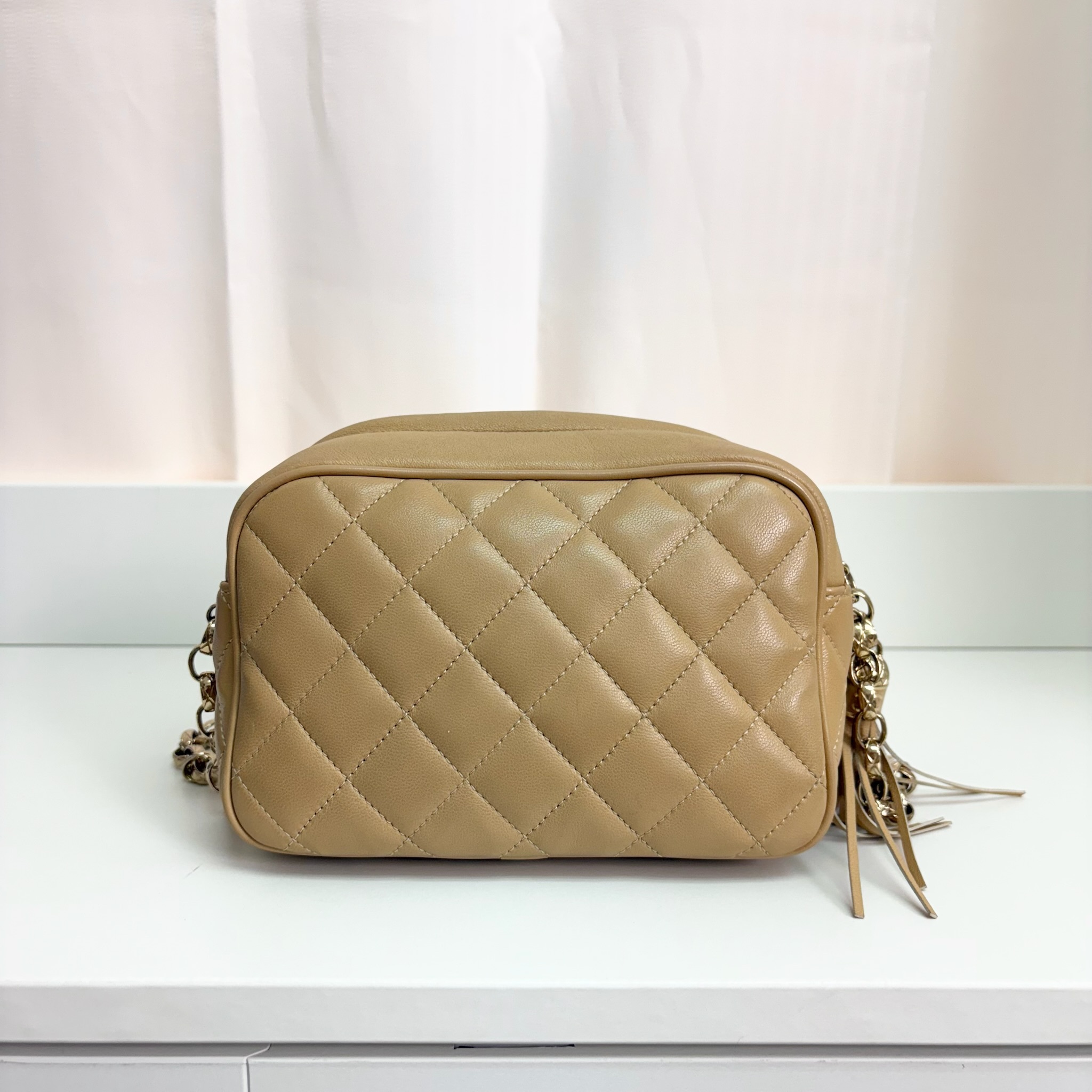 Chanel Coco Vintage Camera Case - Brown / Ghw