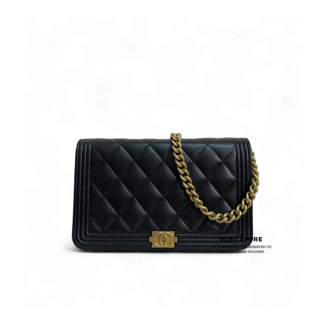 Chanel WOC Boy Bag - Black / Ghw