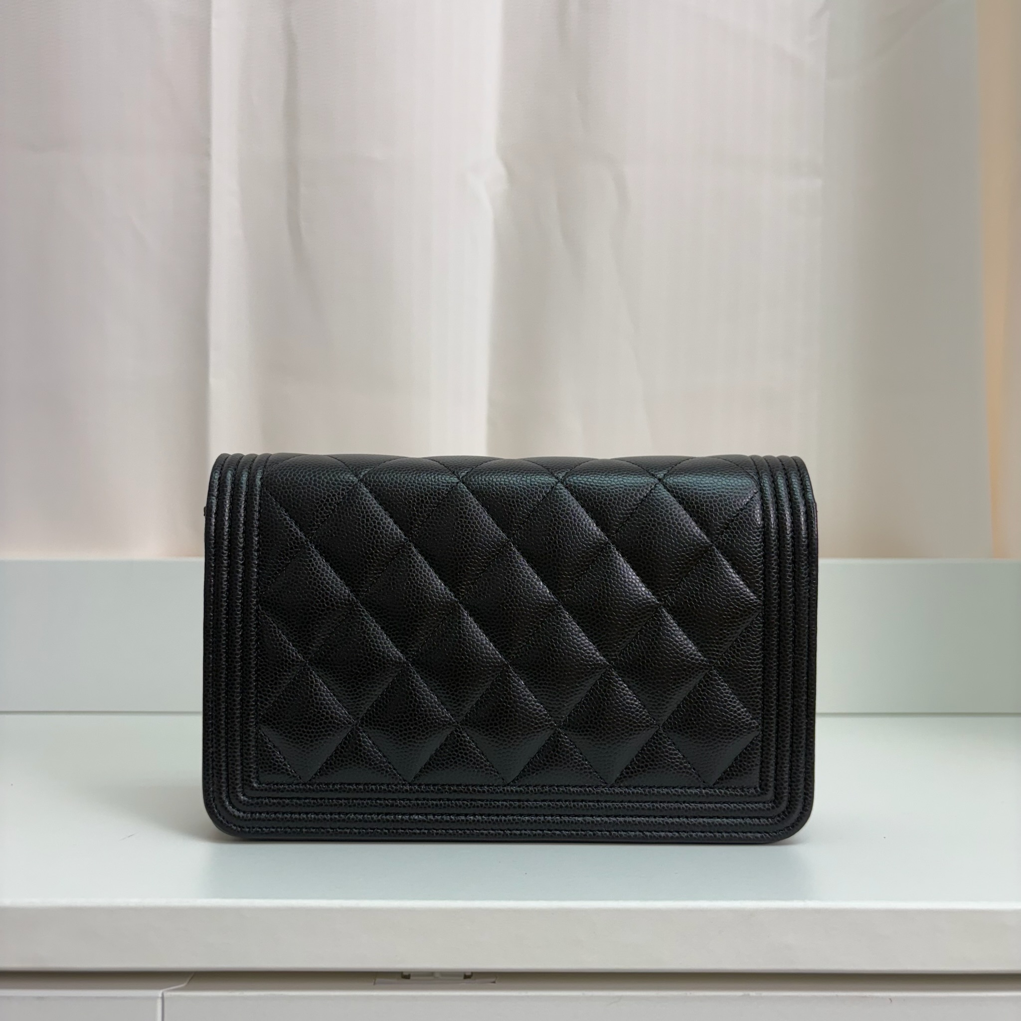 Chanel WOC Boy Bag - Black / Ghw
