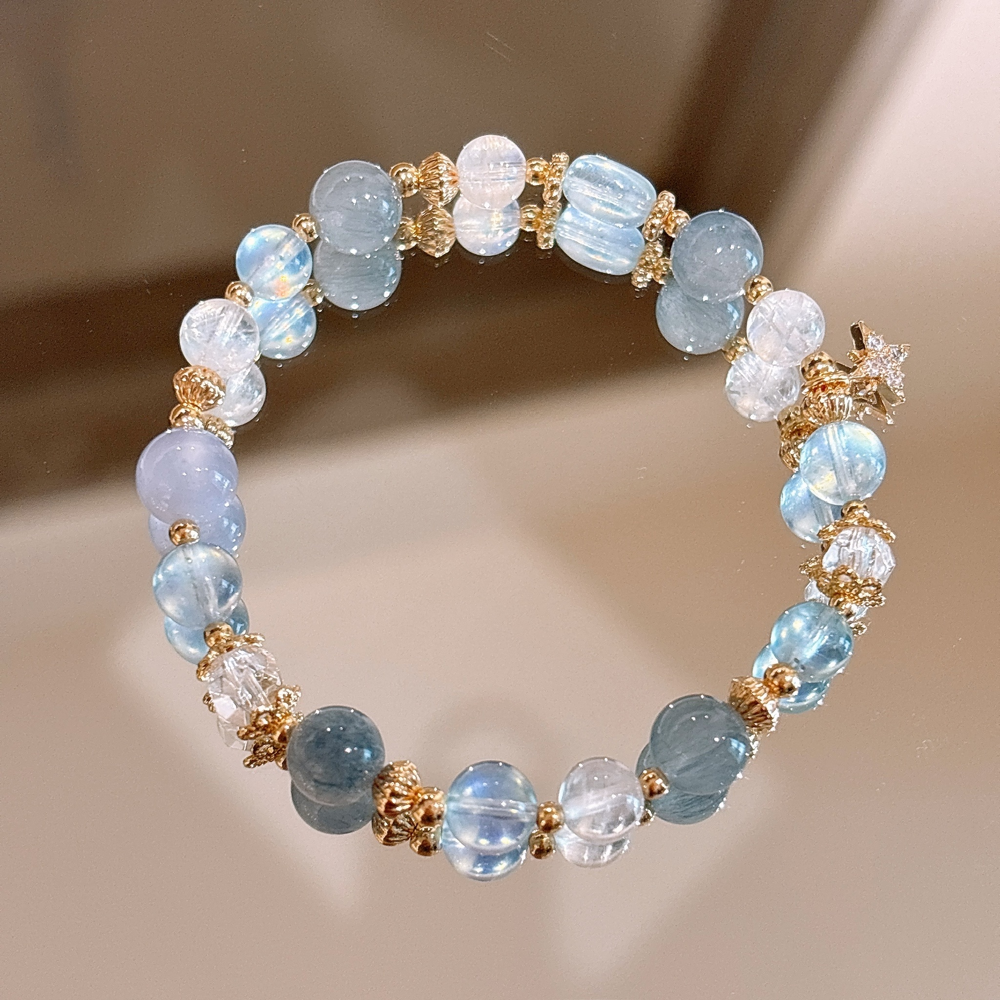 招財提升自信開運 | 天湛 | 藍兔毛《彈力繩款式》｜最後一條