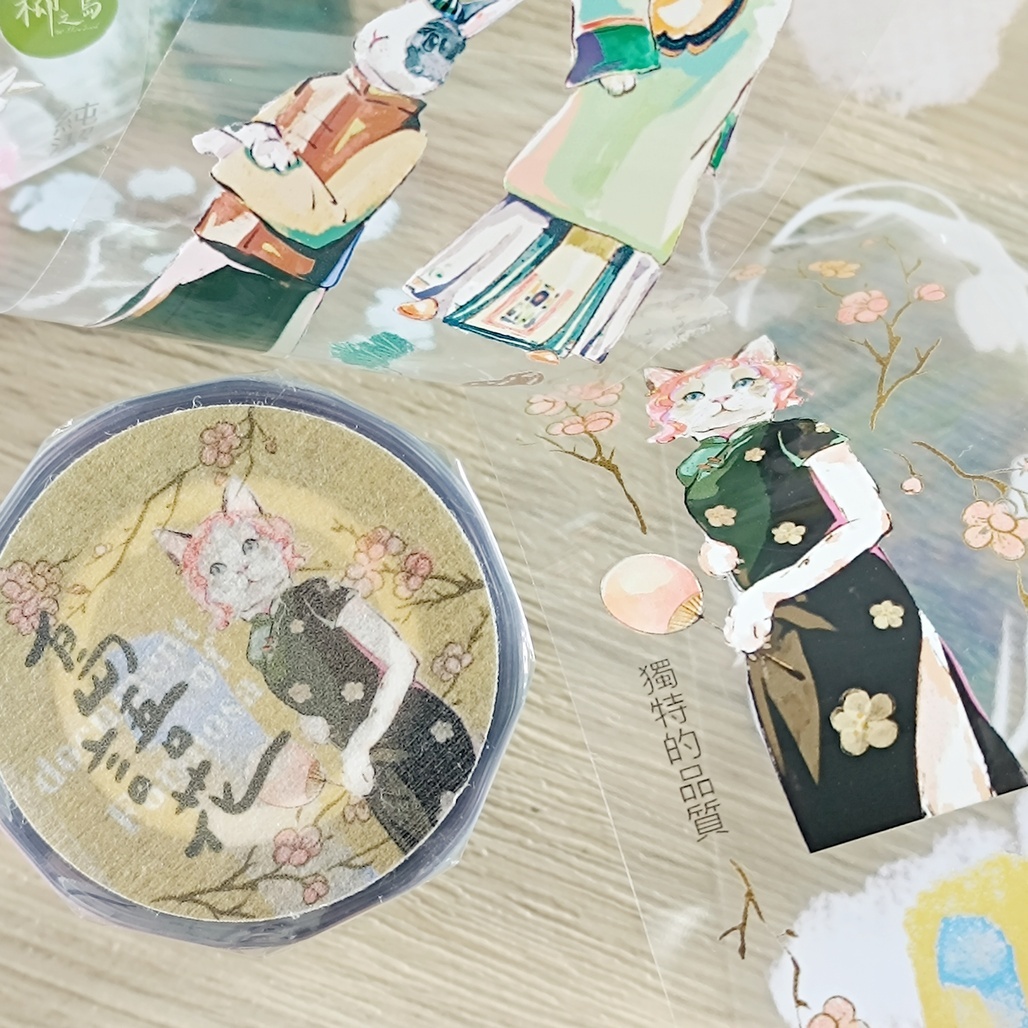 fafa製造所．島語花 5cm亮面PET膠帶 <整捲/分裝>