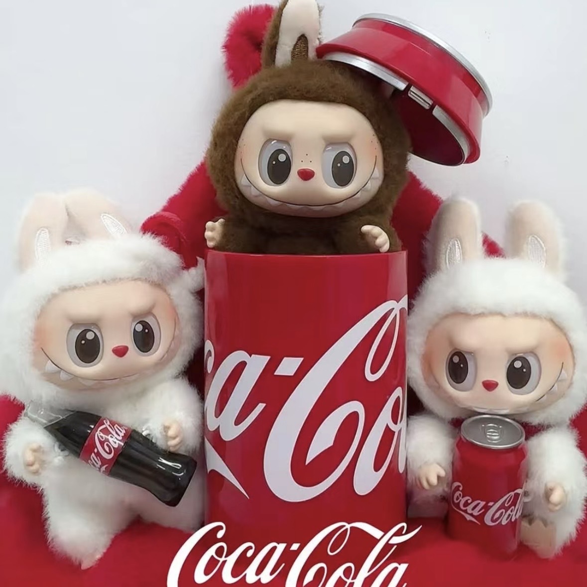 KTQ STORE ‧ POP MART 泡泡瑪特 LABUBU 可口可樂聯名 糖膠盲盒 2+1款 吊飾