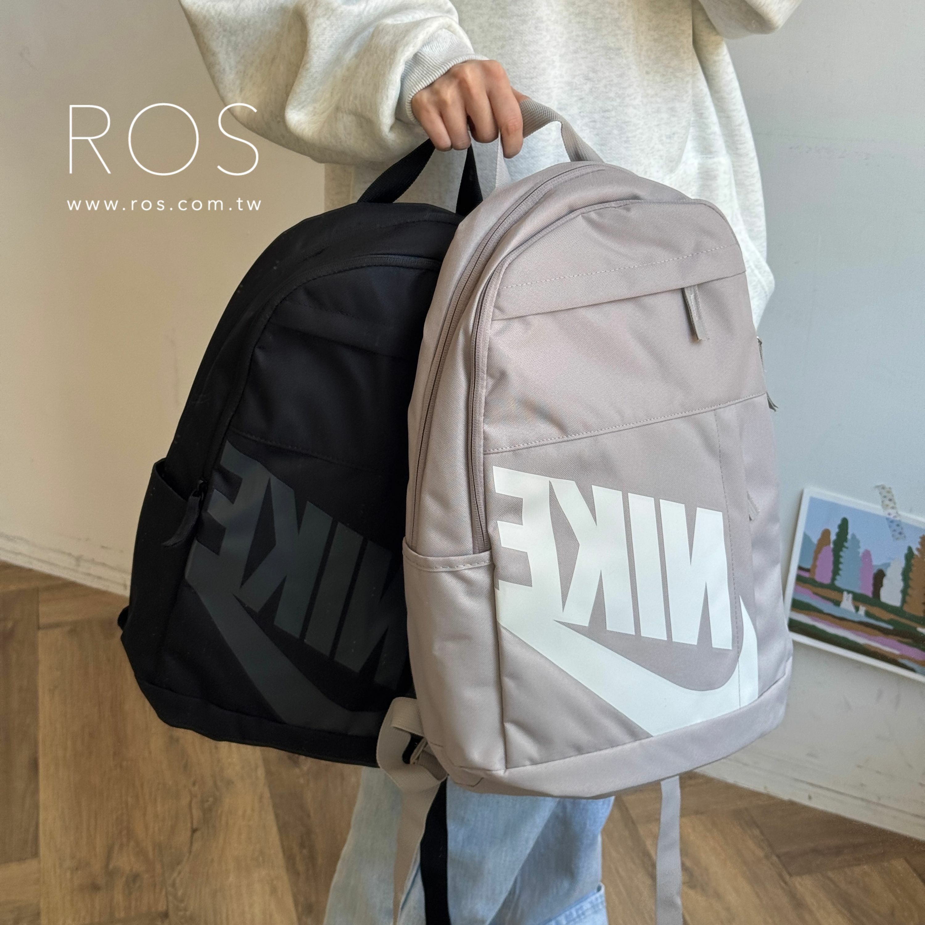 Nike 大Logo後背包 (2colors)