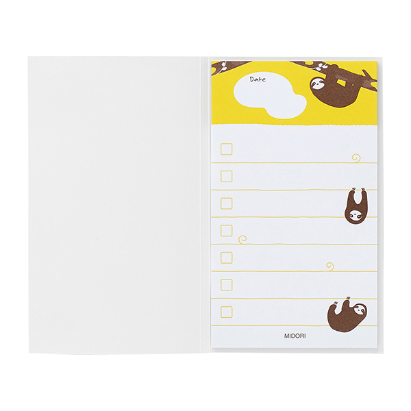TO DO LIST 備忘貼 樹懶｜MIDORI 日本