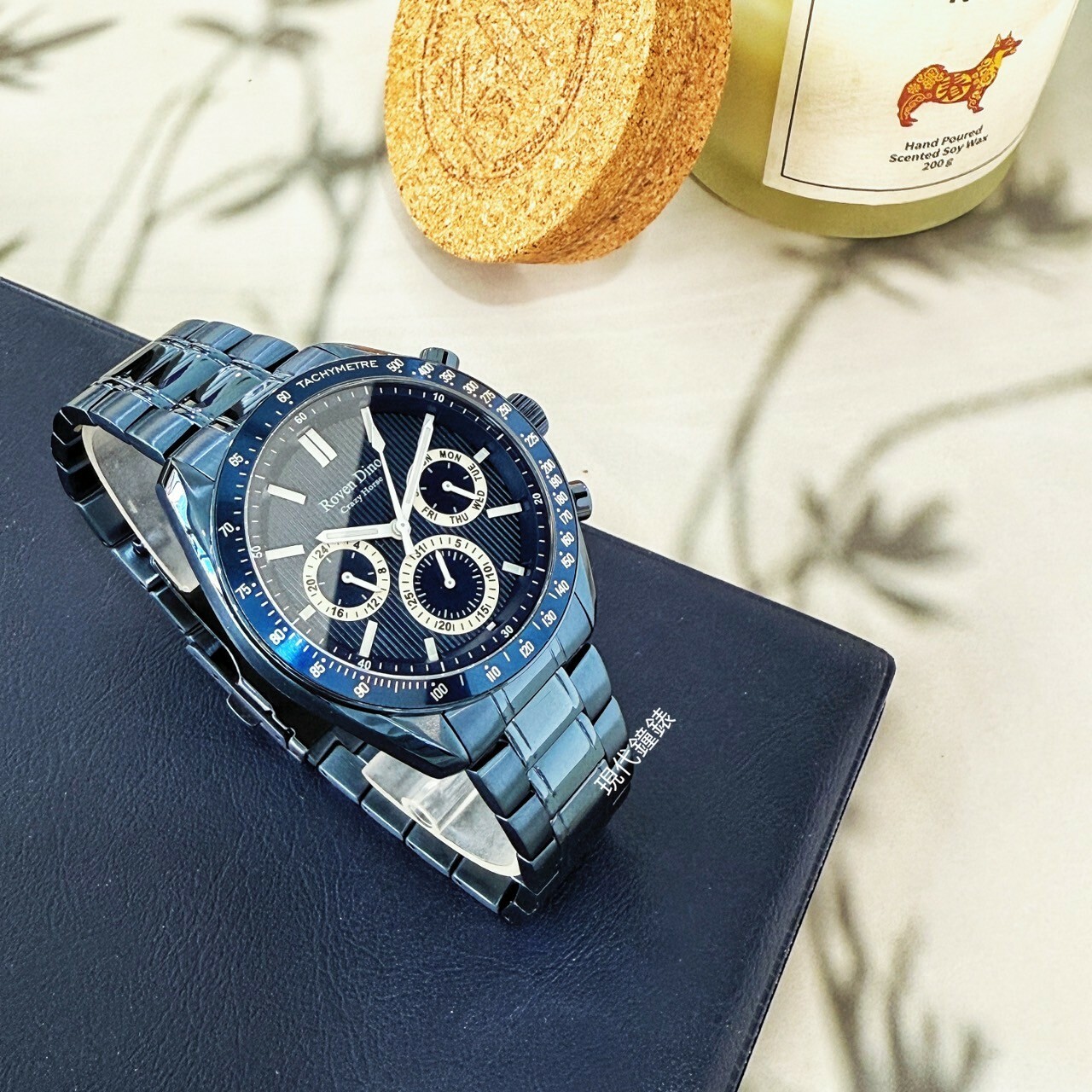 【Roven Dino 羅梵迪諾】機密特務三眼時尚腕錶RD6106BU 43mm 現代鐘錶