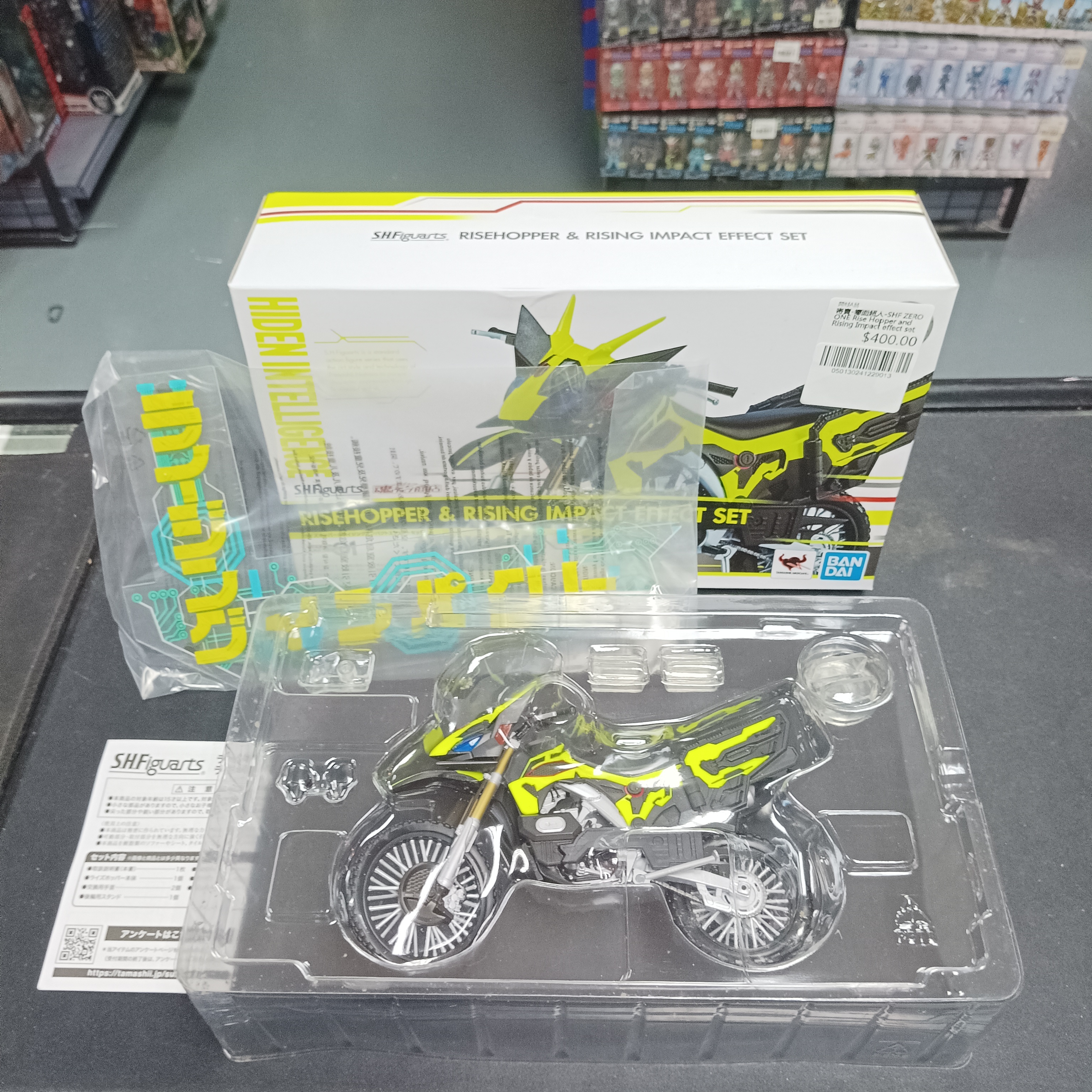 寄賣-幪面超人-SHF ZERO ONE Rise Hopper and Rising Impact effect set