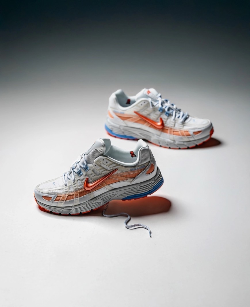 Makeway x W Nike P-6000 "Party 6000" 聯名款 夏日派對 白 橘 藍 復古 慢跑鞋 HF3283100