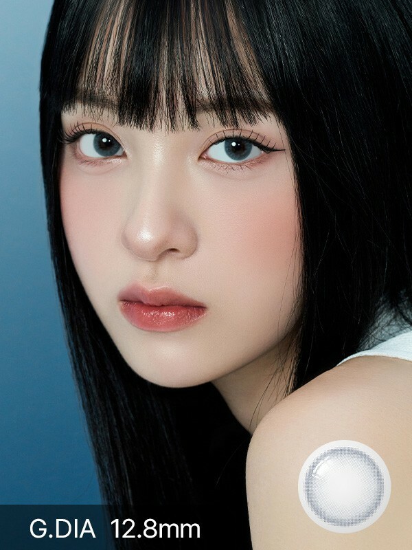 [月拋] LENSSIS 1 Month DAHLIA Gray 月拋彩妝隱形眼鏡｜每盒2片