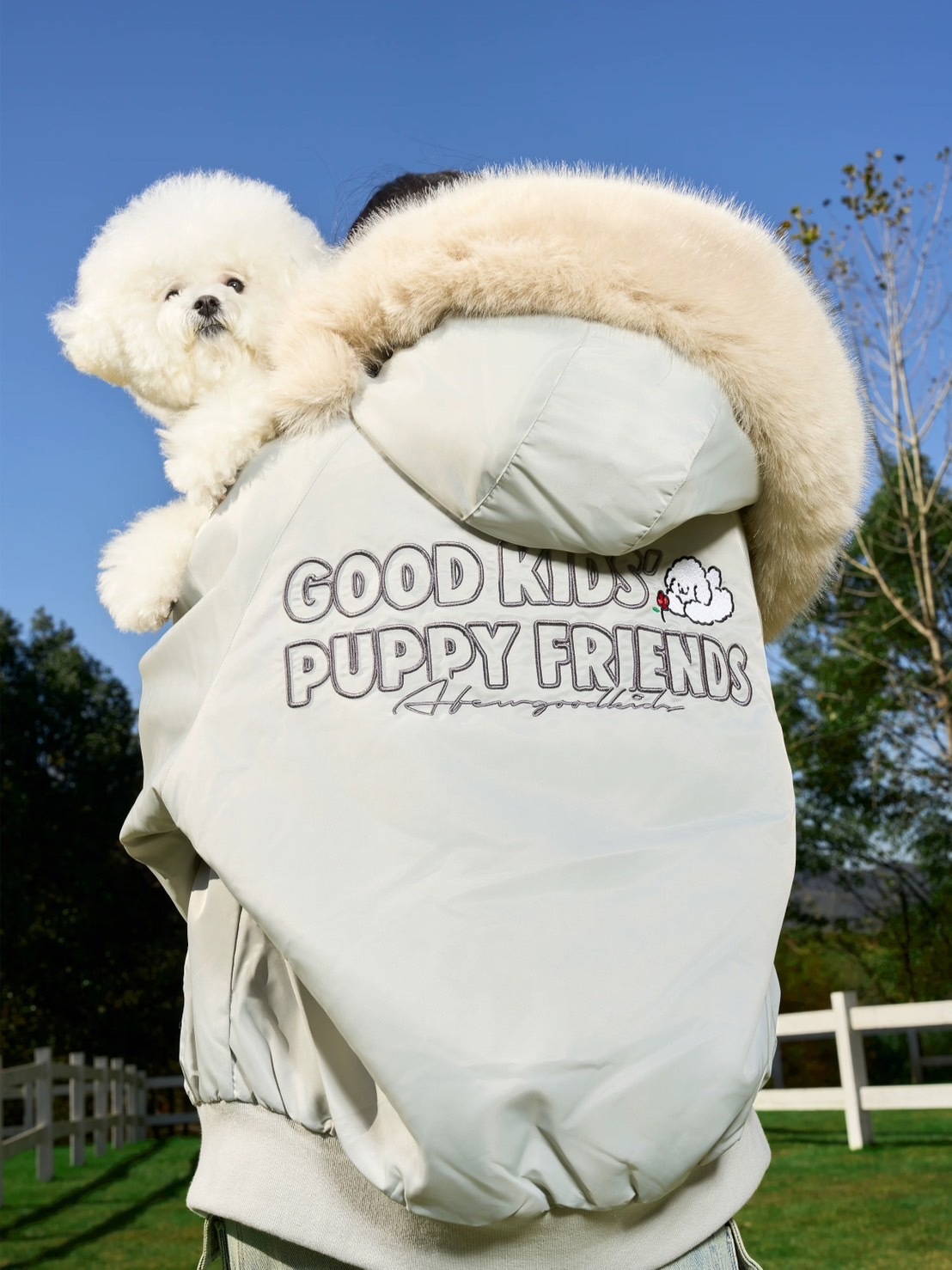 AFGK x Tombonia聯名小狗毛毛連帽外套 A FEW GOOD KIDS