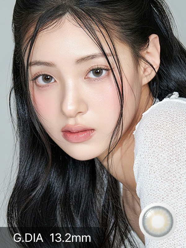 [月拋] LENSSIS 1 Month Blooming Gray 月拋彩妝隱形眼鏡｜每盒2片