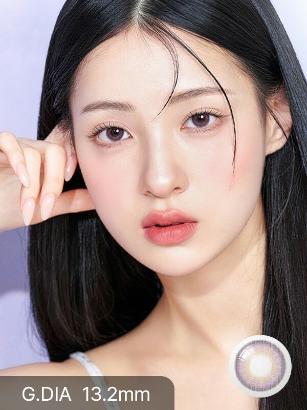 [月拋] LENSSIS 1 Month Blooming Violet 月拋彩妝隱形眼鏡｜每盒2片