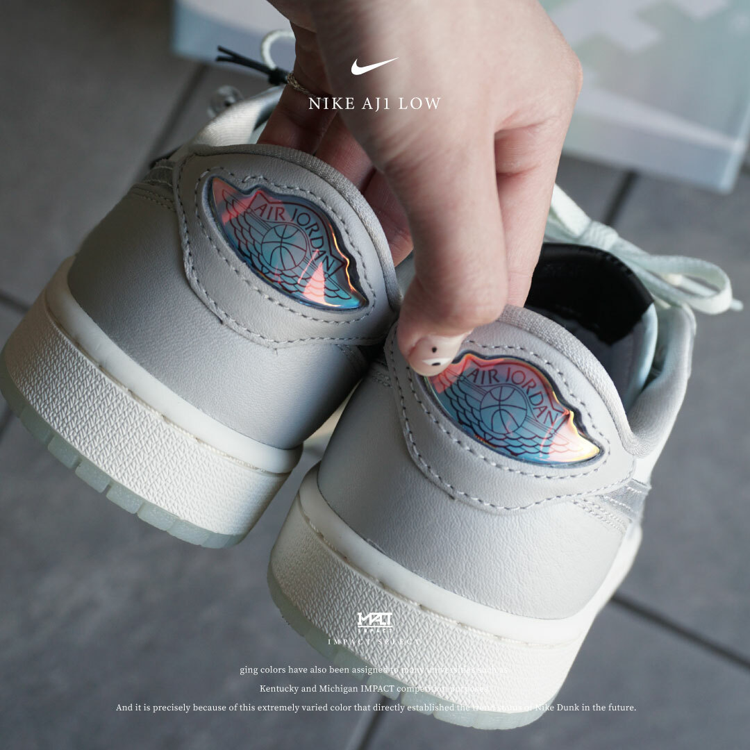 Nike AJ1 Low 蛇年限定 冰底 灰白 蛇鱗 雷射 情侶款 HF3144-100