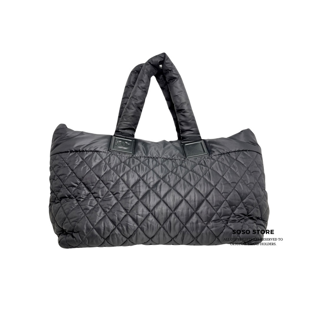 Chanel Cocoon Tote Bag - Black / Shw
