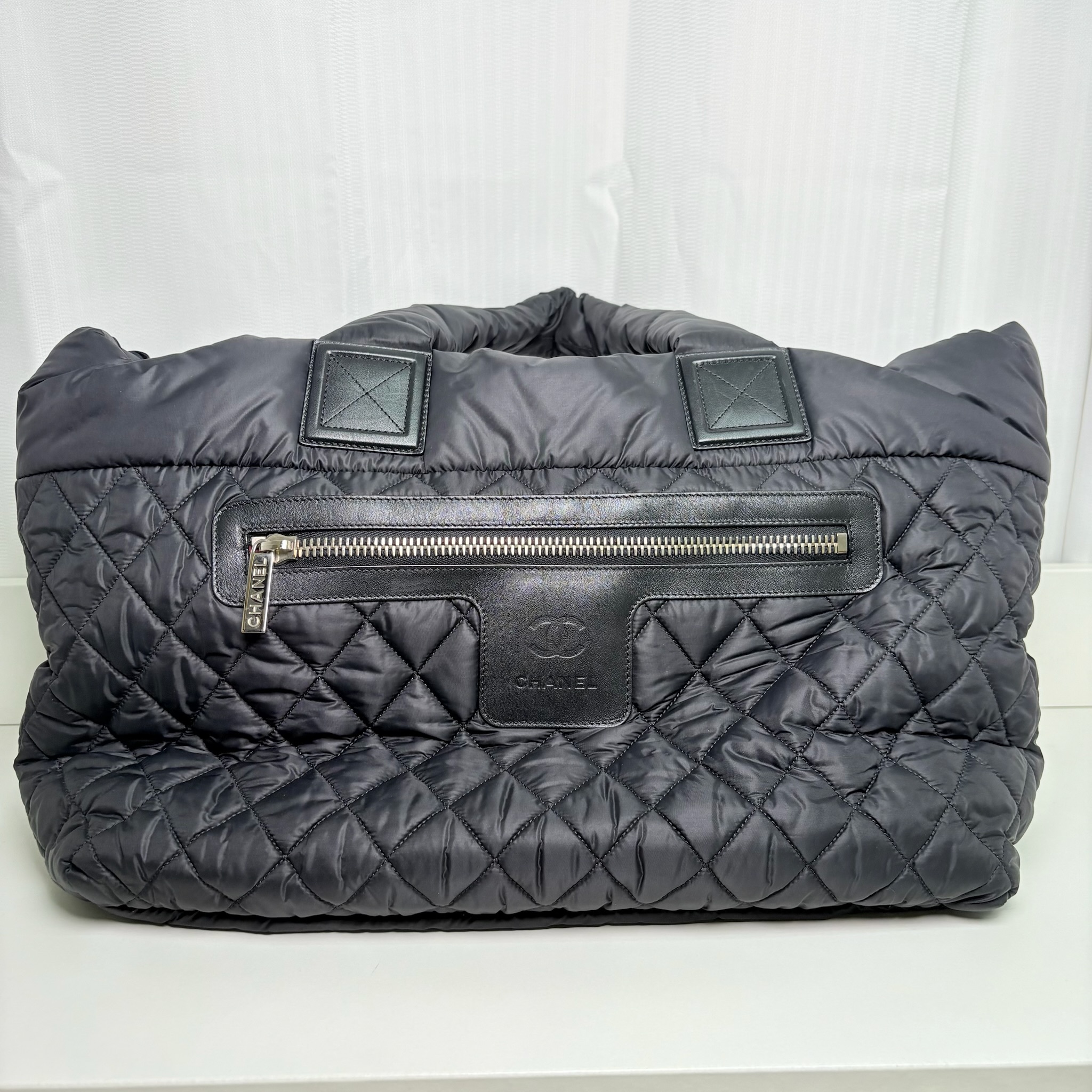 Chanel Cocoon Tote Bag - Black / Shw