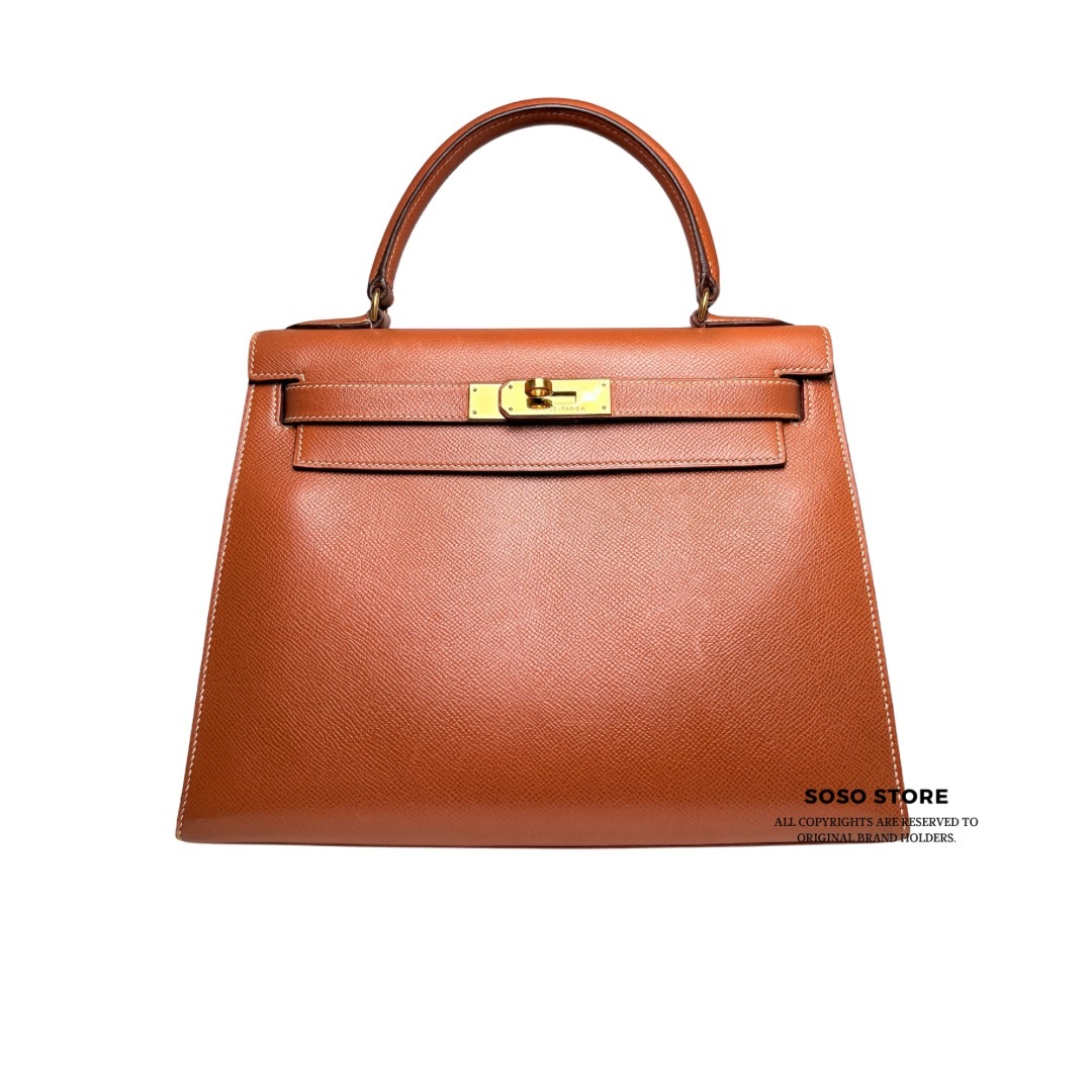 Hermes kelly 28 Bag - Gold / Gold