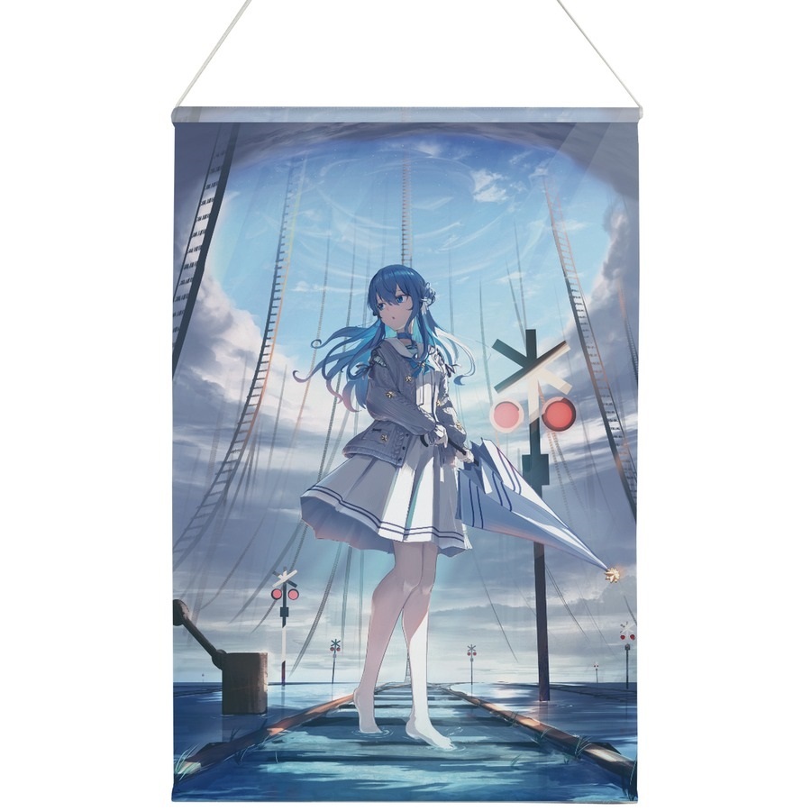 C105「同人代購」「Melonbooks代購」AYAFU屋 -【B2Wスエードタペストリー】星街すいせい 掛布