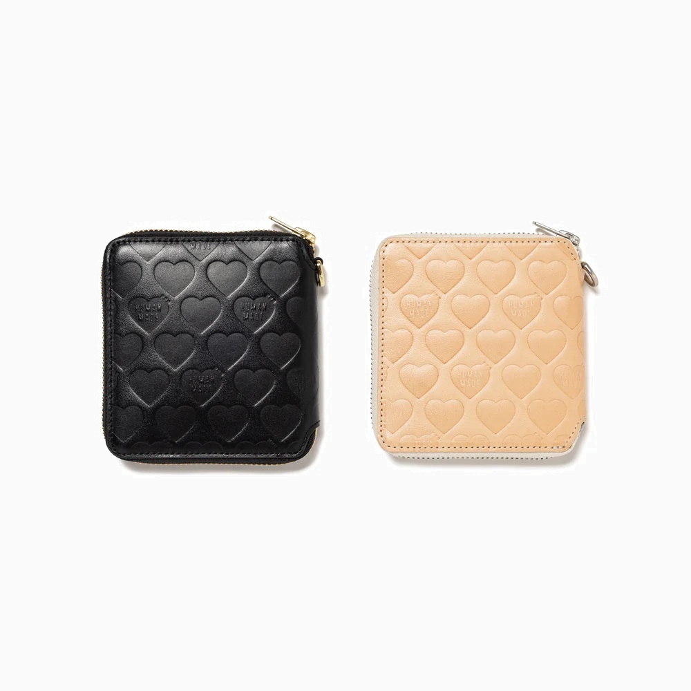 HUMAN MADE 2024 A/W LEATHER ZIP WALLET - PRE ORDER ITEM (預訂中)