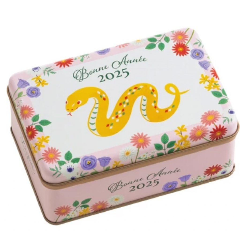 日本 神戶 風月堂 2025 干支蛇年 餅乾 鐵盒 8枚入