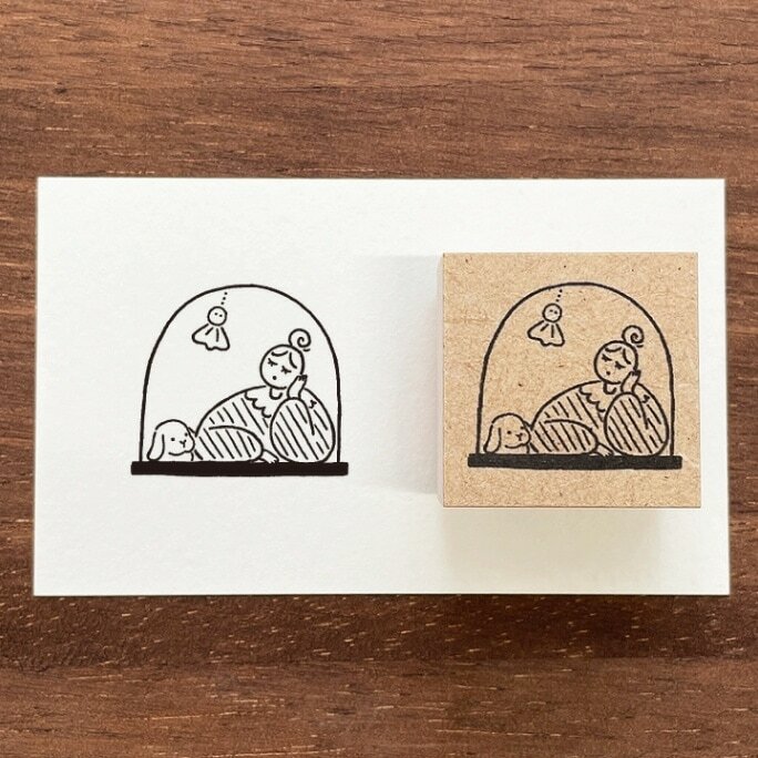 Stamp Marche : Marl - Chan x Teru Teru Bozu