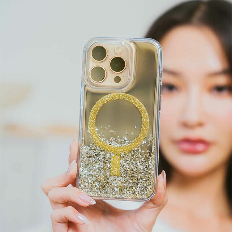 【特惠款】iPhone 17 ProMax 閃耀金鏡面殼 (MagSafe)